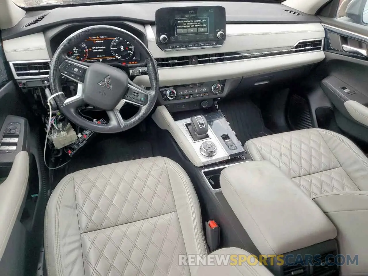 9 fotografías del automóvil dañado JA4J3VA80NZ017598 MITSUBISHI OUTLANDER 2022
