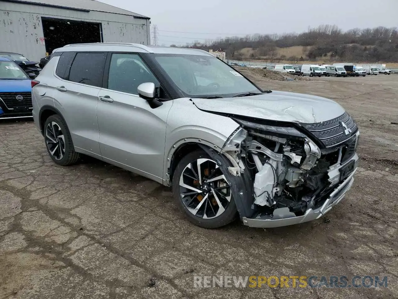 4 fotografías del automóvil dañado JA4J3VA80NZ091748 MITSUBISHI OUTLANDER 2022