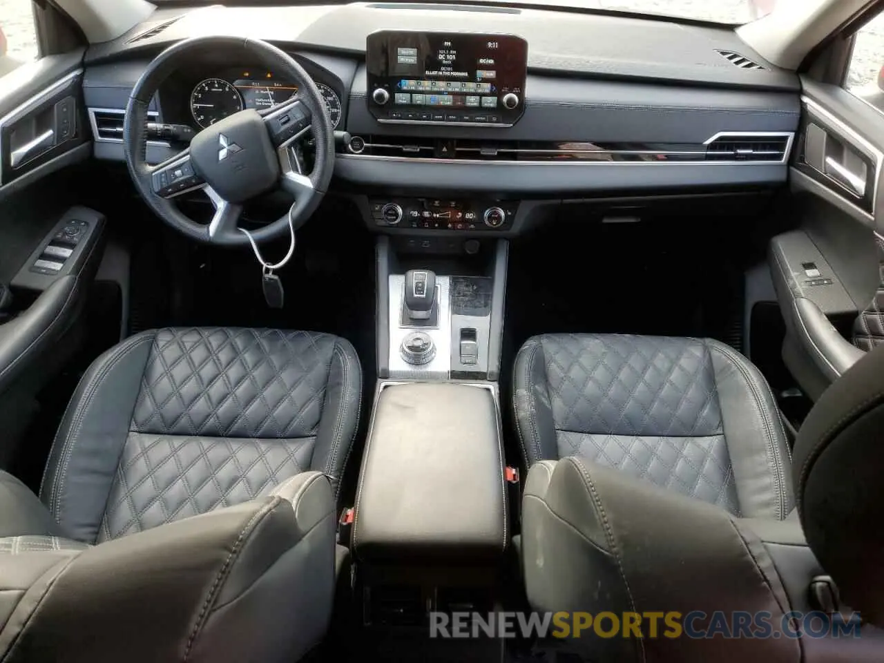 8 fotografías del automóvil dañado JA4J3VA83NZ087760 MITSUBISHI OUTLANDER 2022