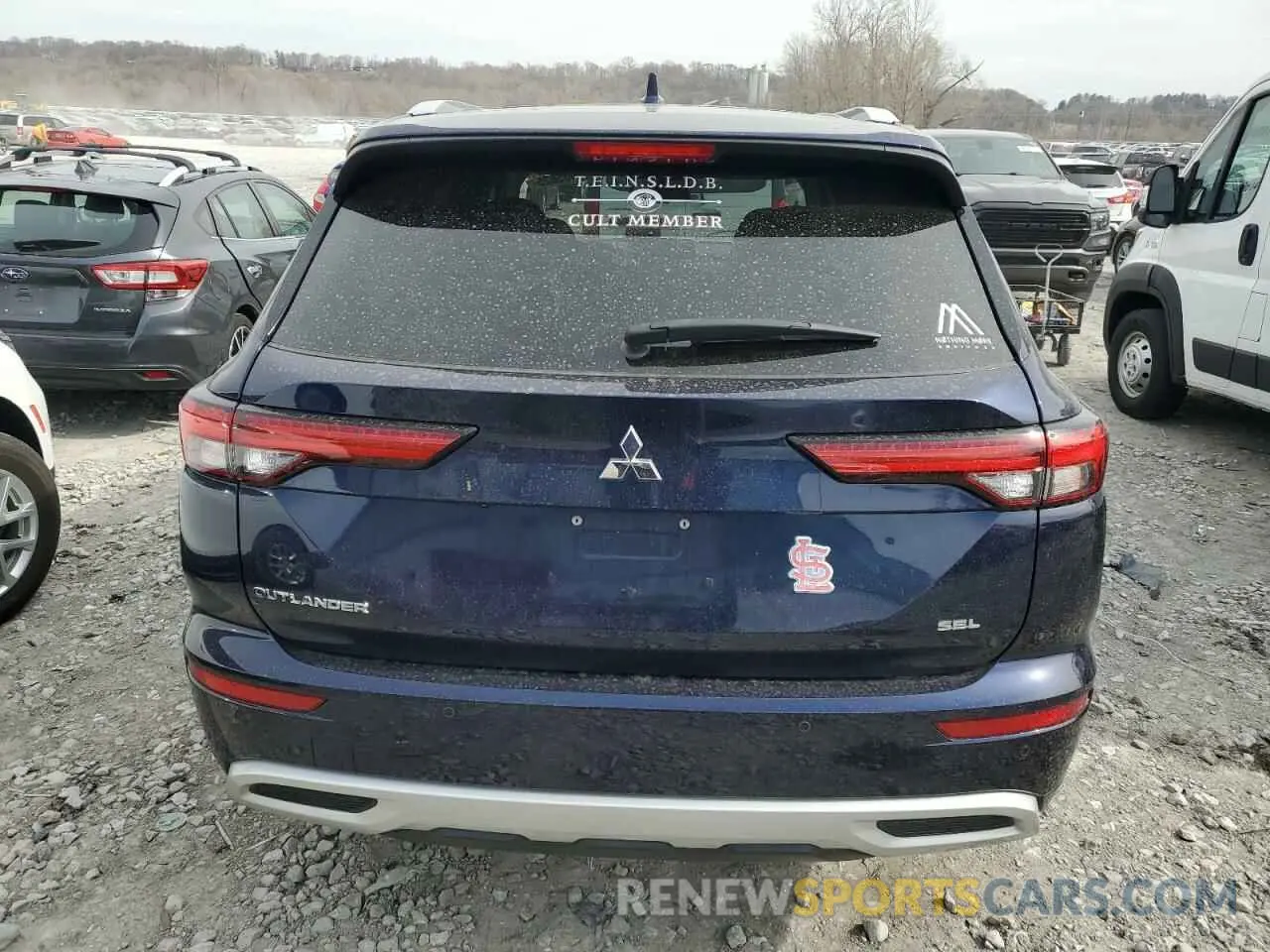 6 fotografías del automóvil dañado JA4J3VA85NZ038754 MITSUBISHI OUTLANDER 2022