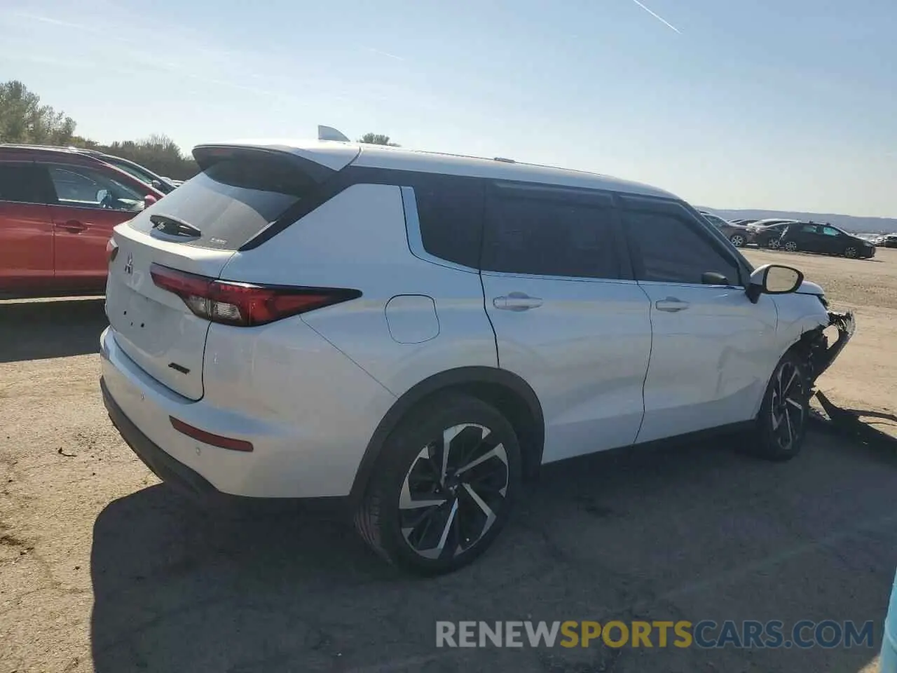 3 fotografías del automóvil dañado JA4J4TA81NZ028465 MITSUBISHI OUTLANDER 2022