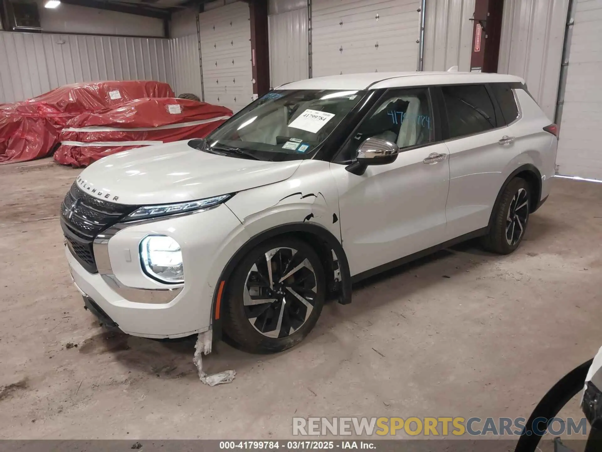 2 fotografías del automóvil dañado JA4J4TA83NZ039905 MITSUBISHI OUTLANDER 2022