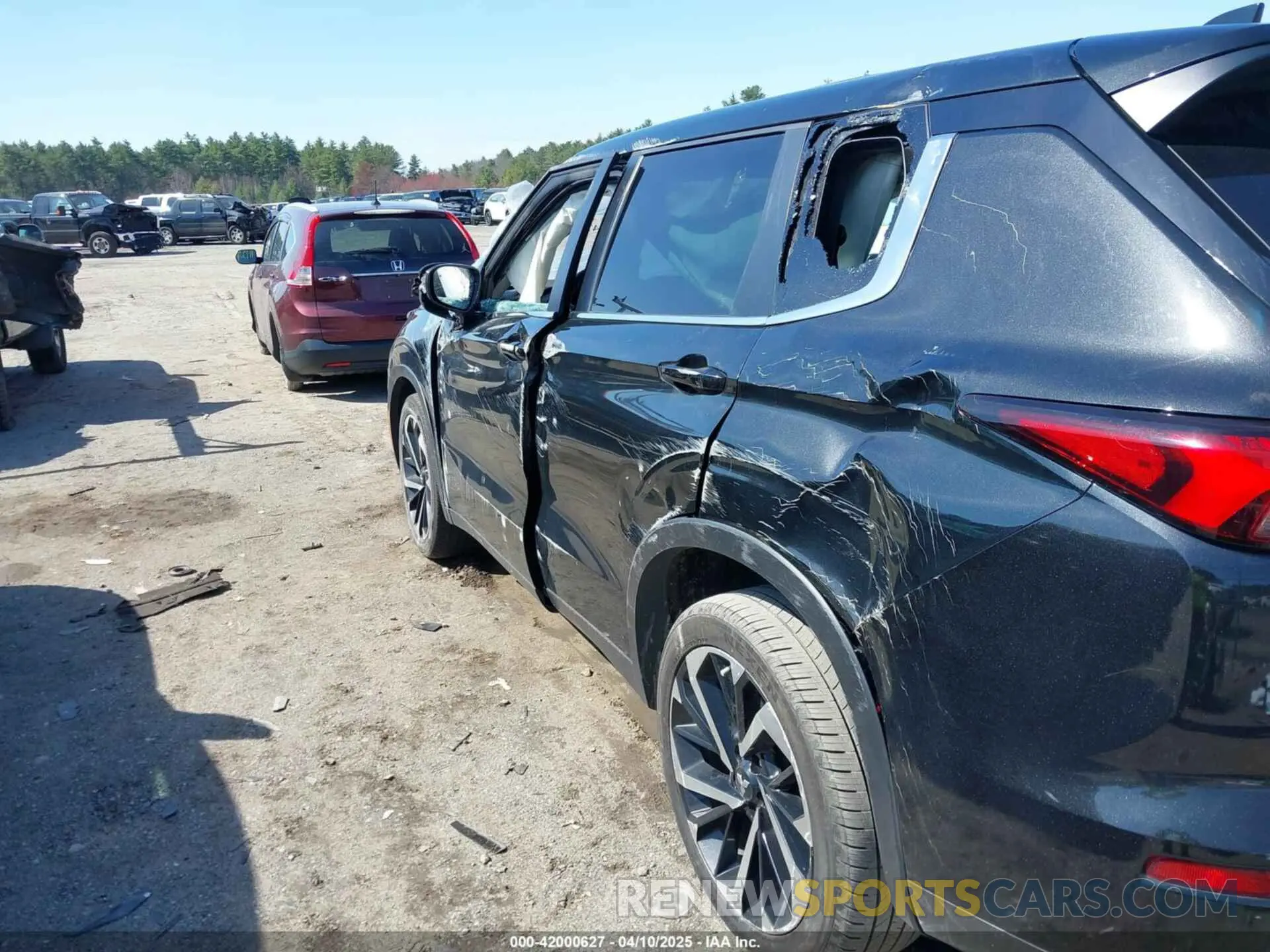 6 fotografías del automóvil dañado JA4J4TA84NZ048399 MITSUBISHI OUTLANDER 2022