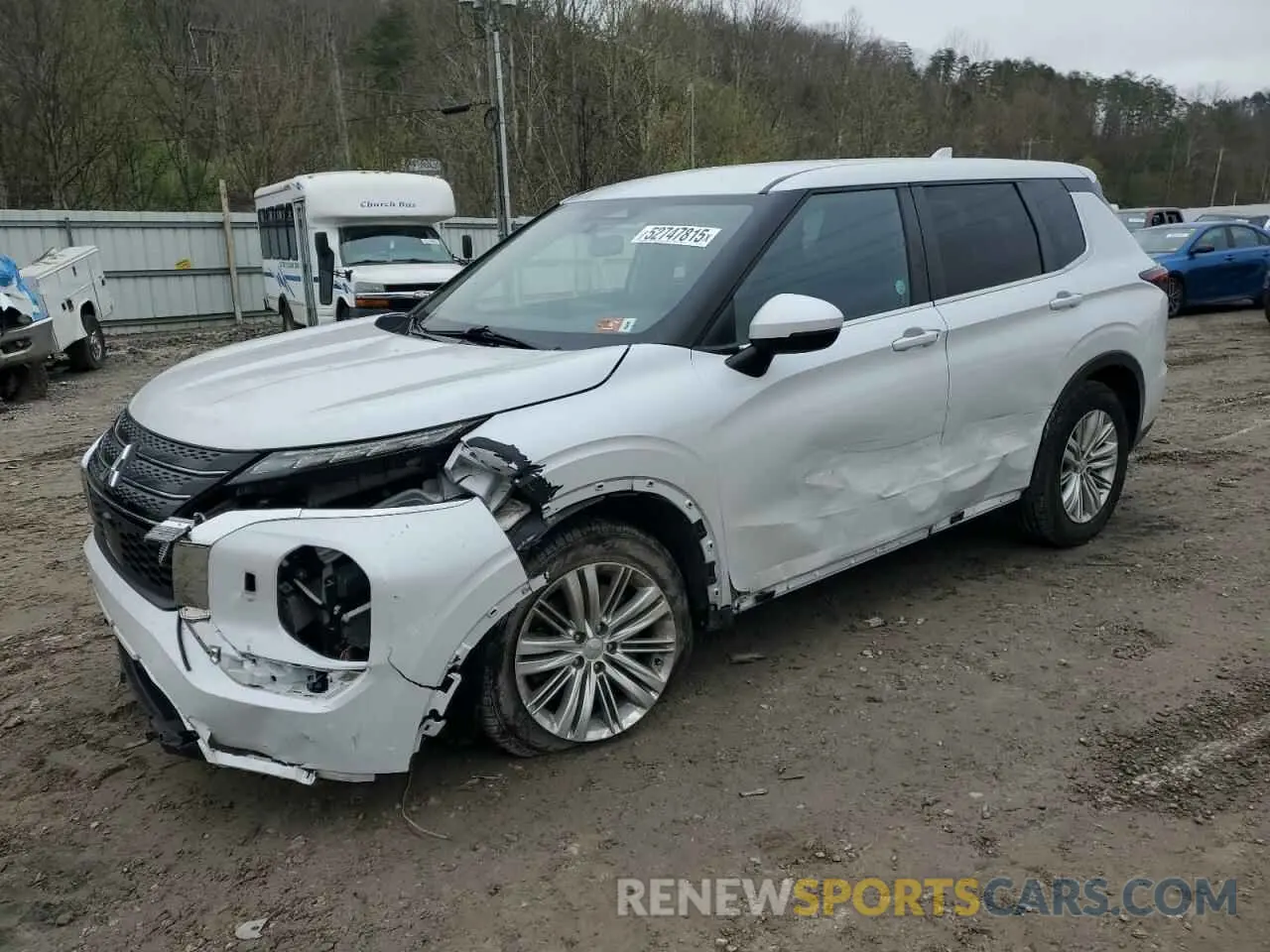 1 fotografías del automóvil dañado JA4J4TA84NZ052534 MITSUBISHI OUTLANDER 2022