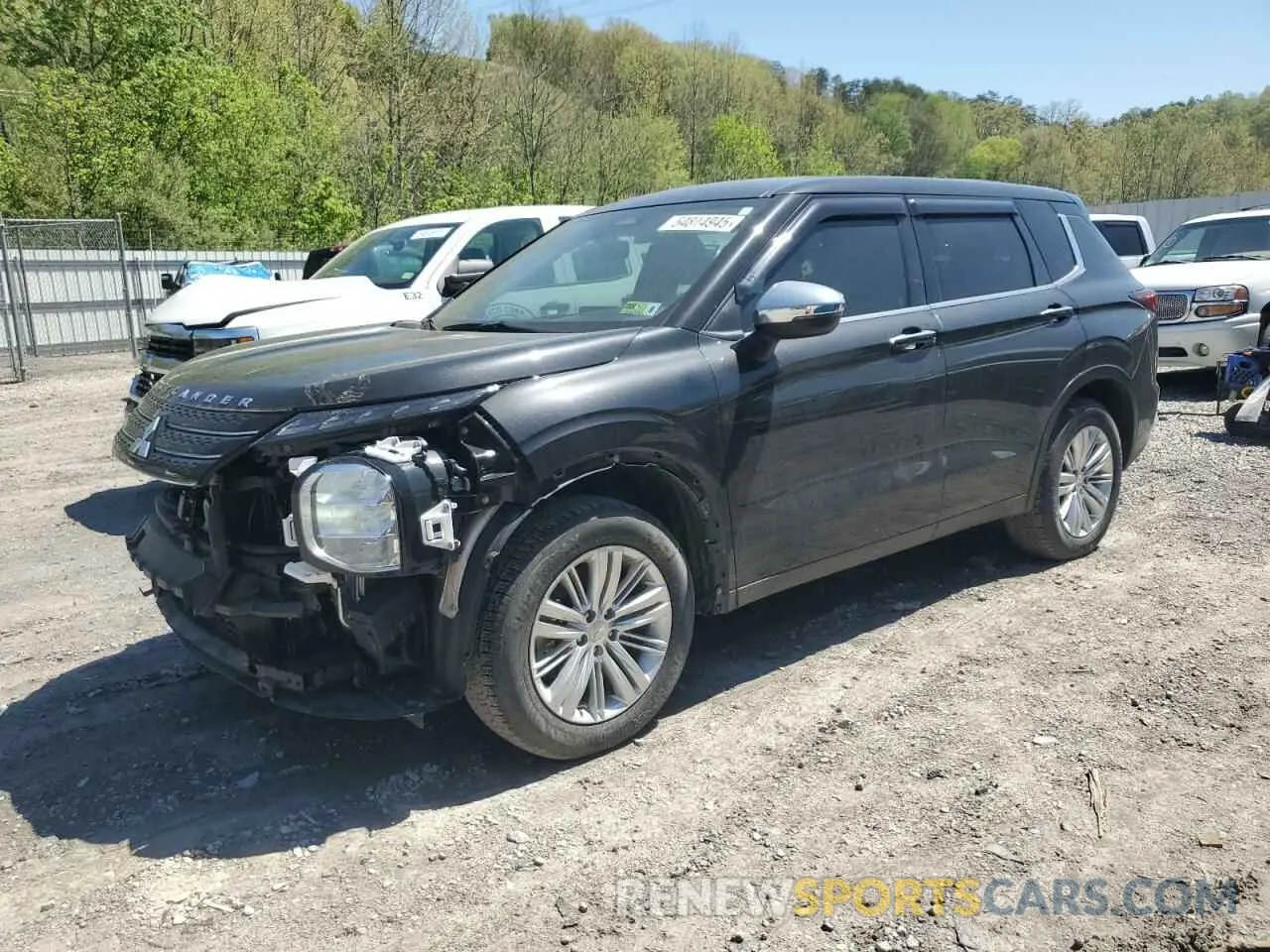 1 fotografías del automóvil dañado JA4J4TA84NZ082603 MITSUBISHI OUTLANDER 2022