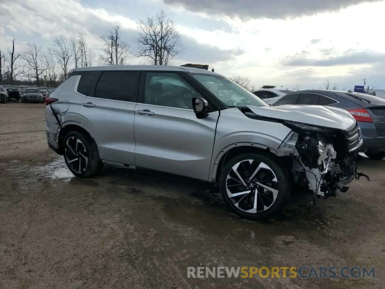 4 fotografías del automóvil dañado JA4J4TA86NZ023682 MITSUBISHI OUTLANDER 2022