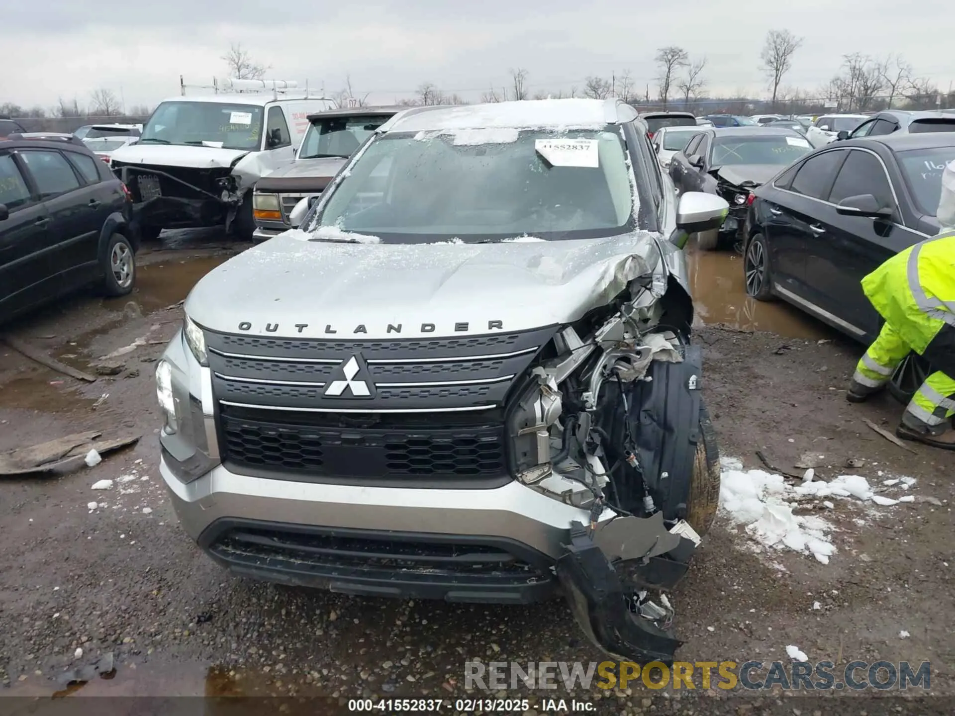 12 fotografías del automóvil dañado JA4J4TA87NZ007913 MITSUBISHI OUTLANDER 2022