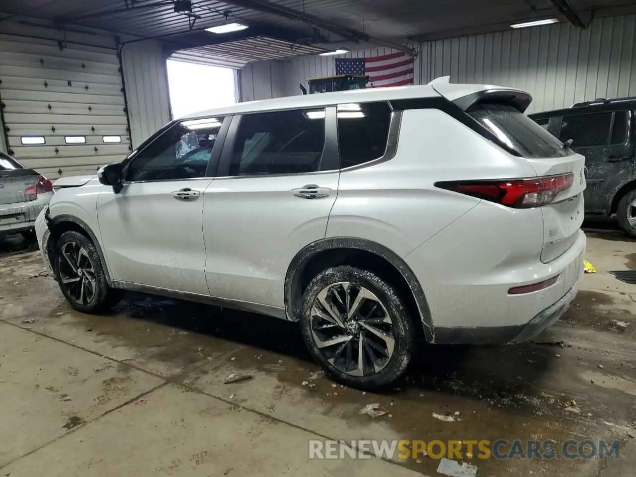 2 fotografías del automóvil dañado JA4J4TA87NZ019298 MITSUBISHI OUTLANDER 2022