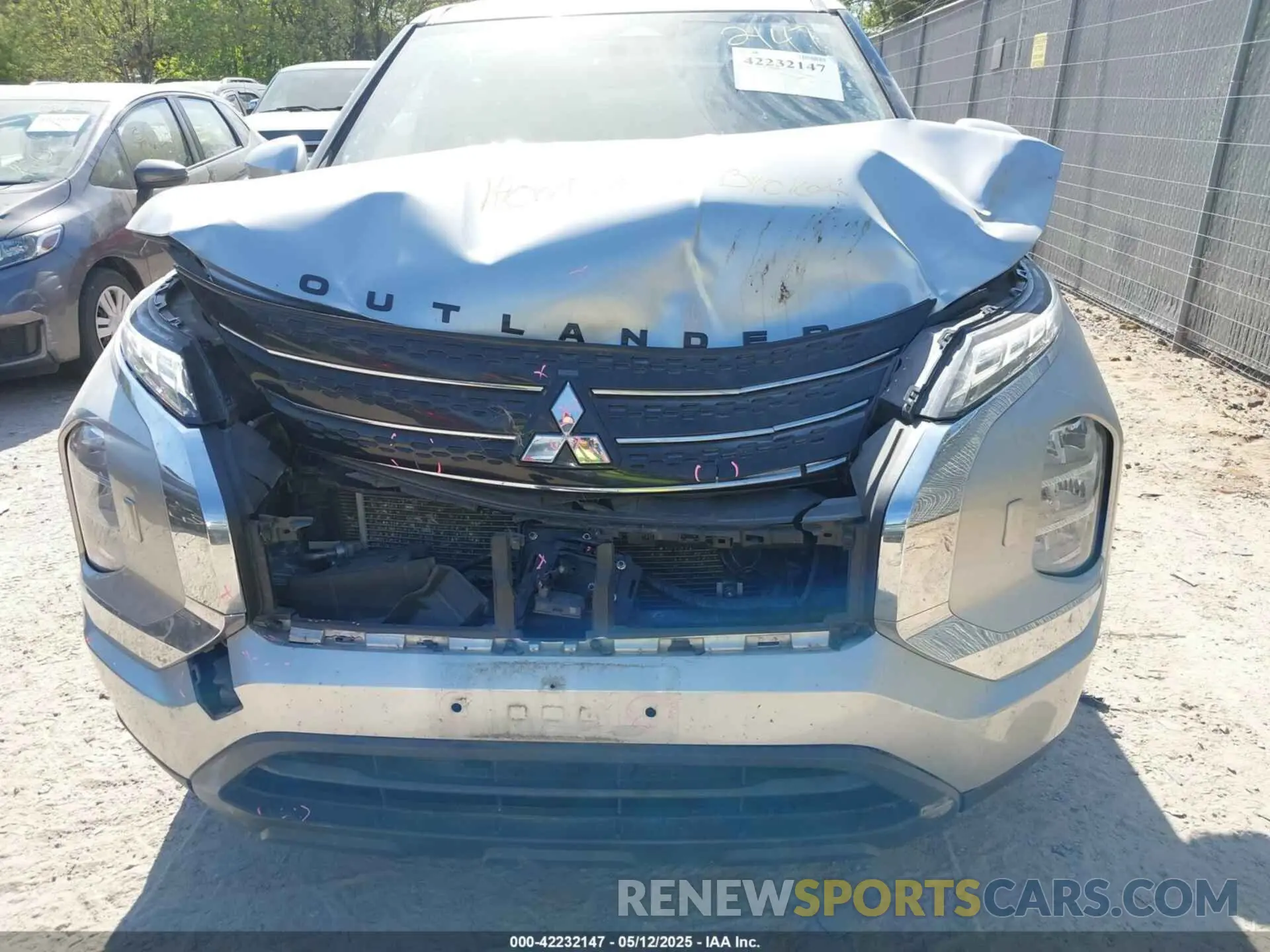 6 fotografías del automóvil dañado JA4J4TA88NZ032612 MITSUBISHI OUTLANDER 2022