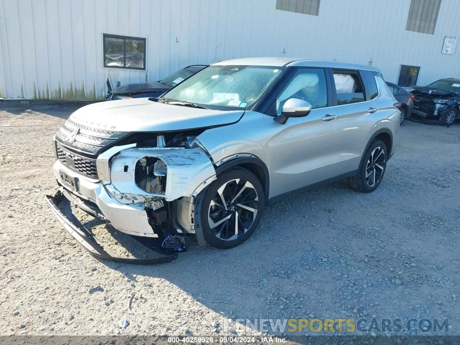 2 fotografías del automóvil dañado JA4J4TA88NZ046476 MITSUBISHI OUTLANDER 2022