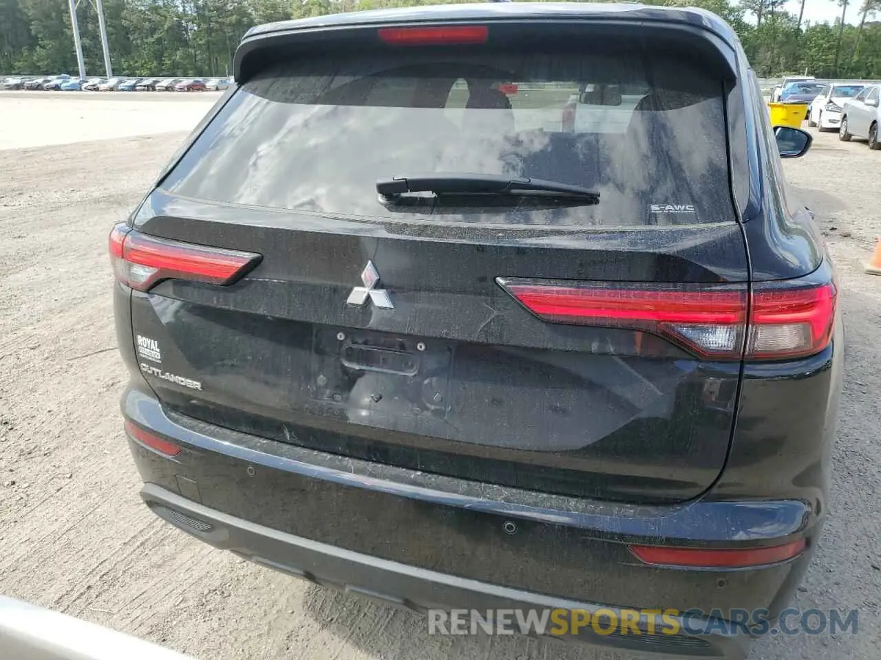 6 fotografías del automóvil dañado JA4J4TA89NZ073850 MITSUBISHI OUTLANDER 2022