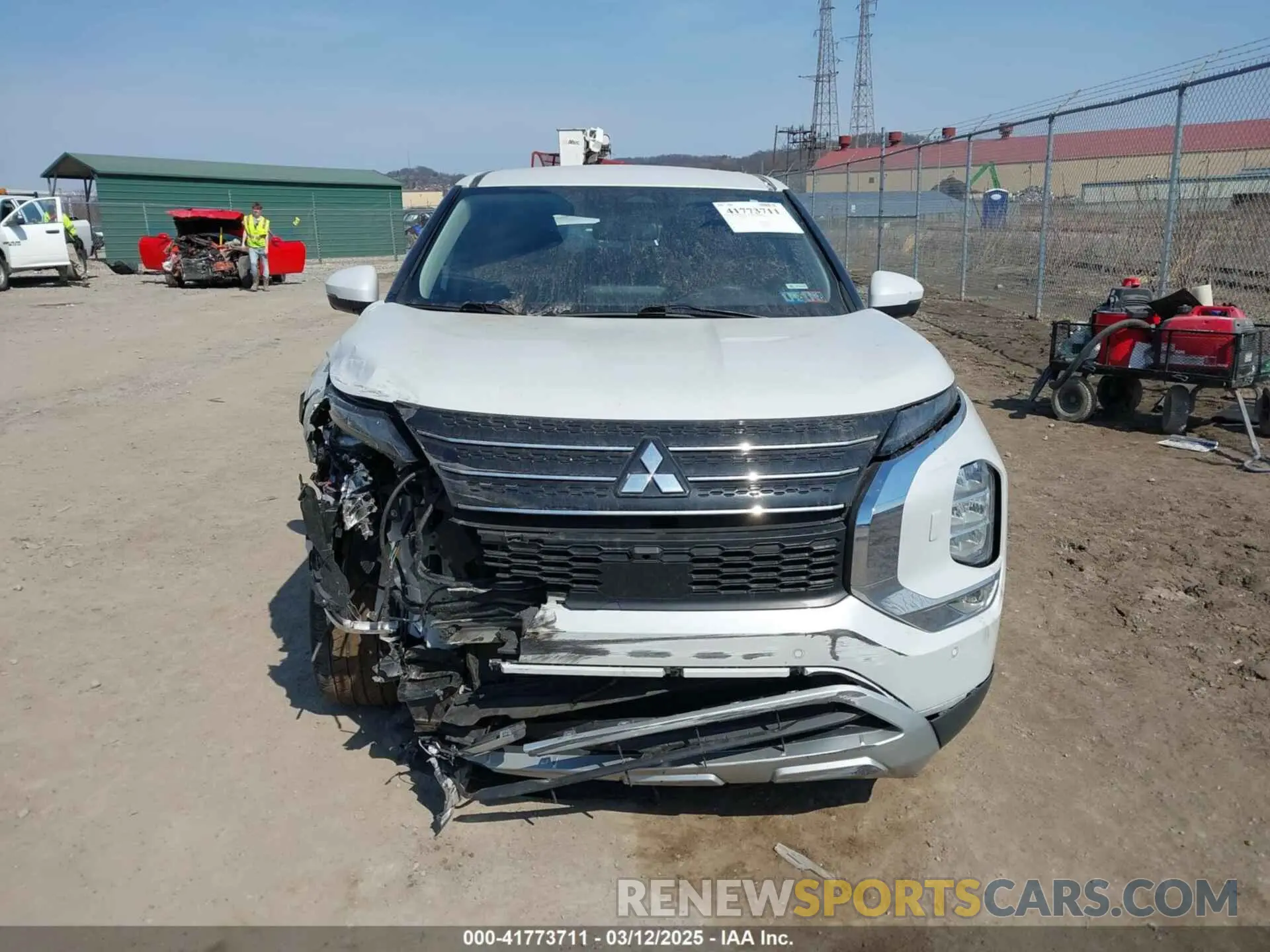 12 fotografías del automóvil dañado JA4J4UA80NZ033078 MITSUBISHI OUTLANDER 2022
