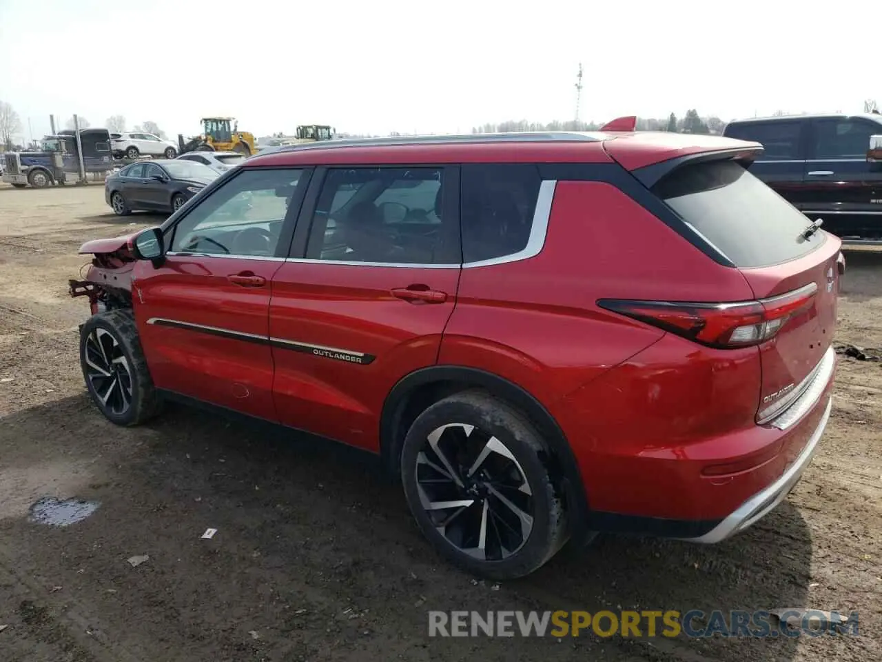 2 fotografías del automóvil dañado JA4J4UA80NZ618145 MITSUBISHI OUTLANDER 2022