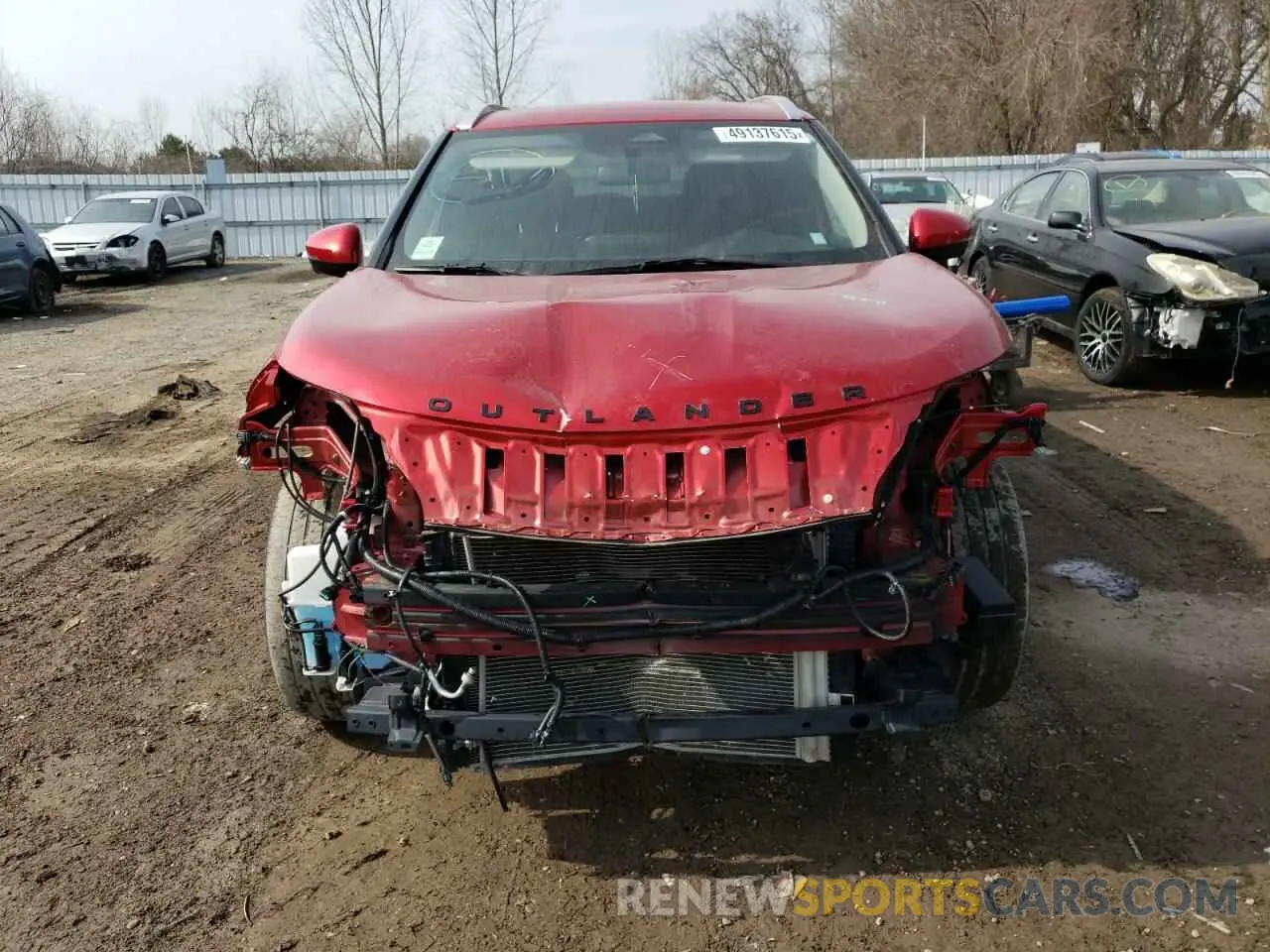 5 fotografías del automóvil dañado JA4J4UA80NZ618145 MITSUBISHI OUTLANDER 2022