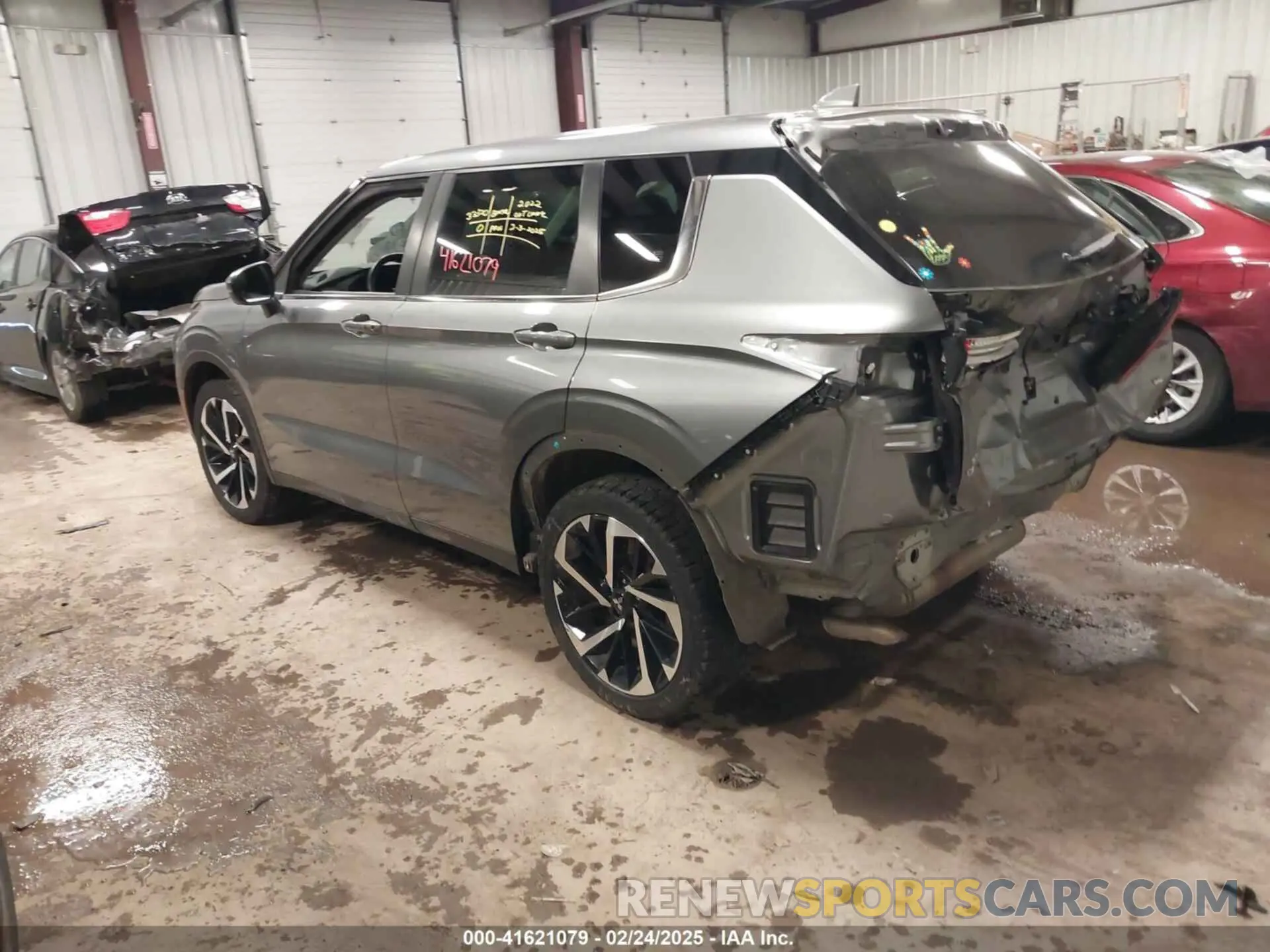 3 fotografías del automóvil dañado JA4J4UA81NZ049872 MITSUBISHI OUTLANDER 2022