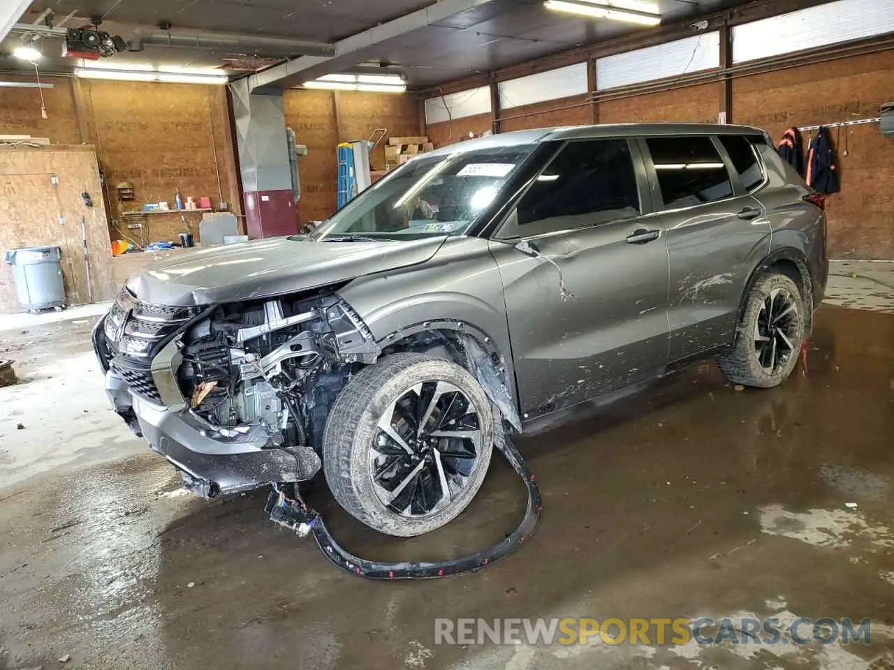 1 fotografías del automóvil dañado JA4J4UA82NZ012345 MITSUBISHI OUTLANDER 2022