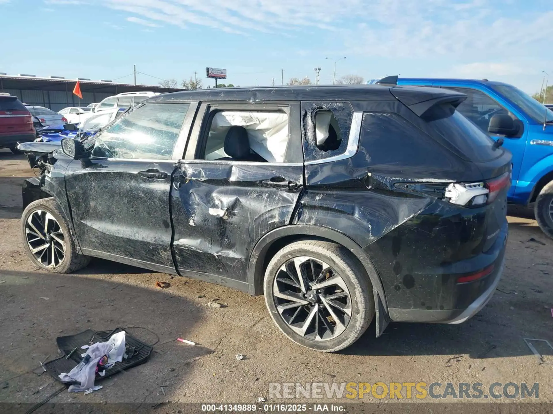 3 fotografías del automóvil dañado JA4J4UA84NZ046349 MITSUBISHI OUTLANDER 2022