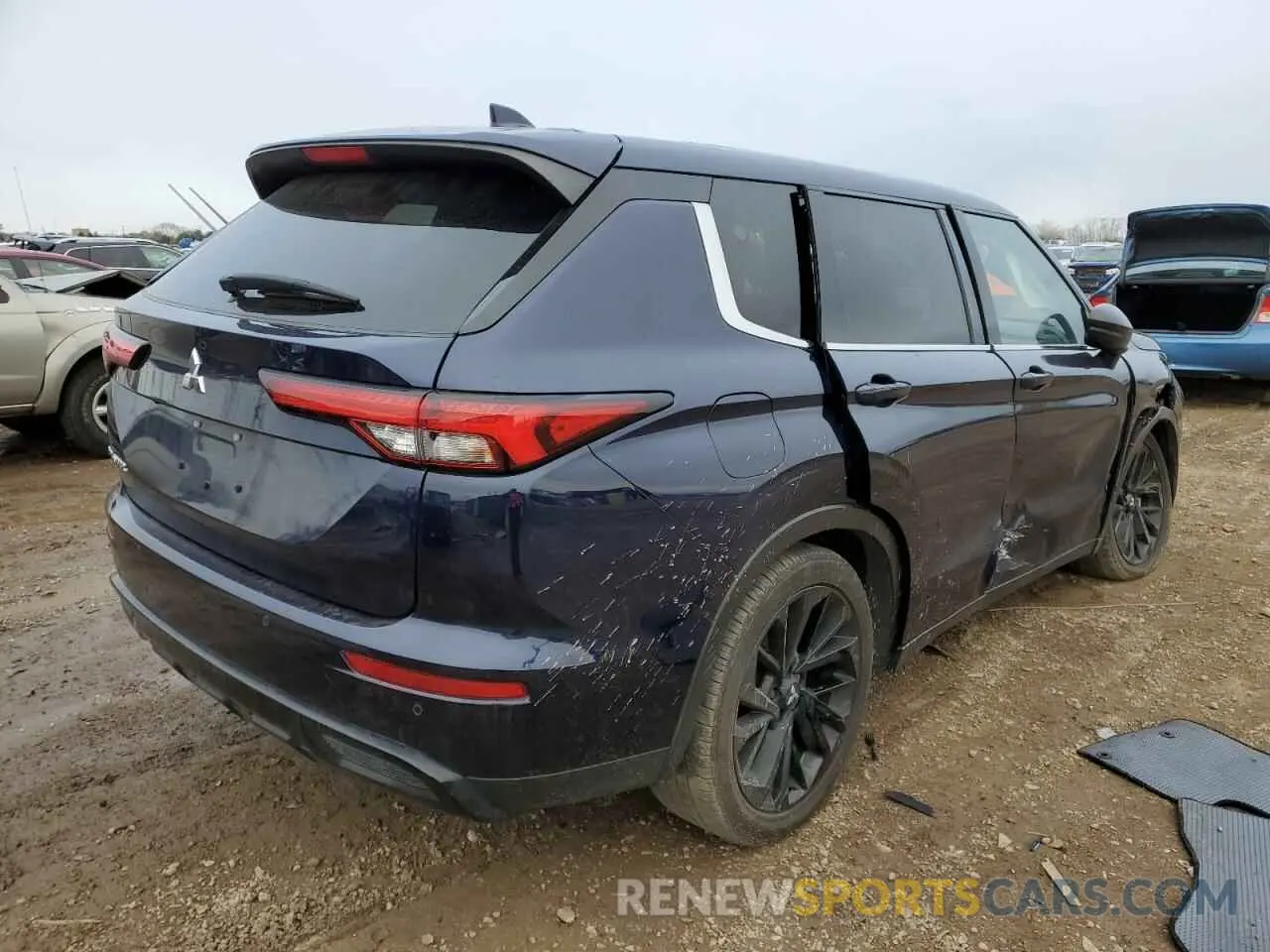 3 fotografías del automóvil dañado JA4J4UA84NZ055889 MITSUBISHI OUTLANDER 2022