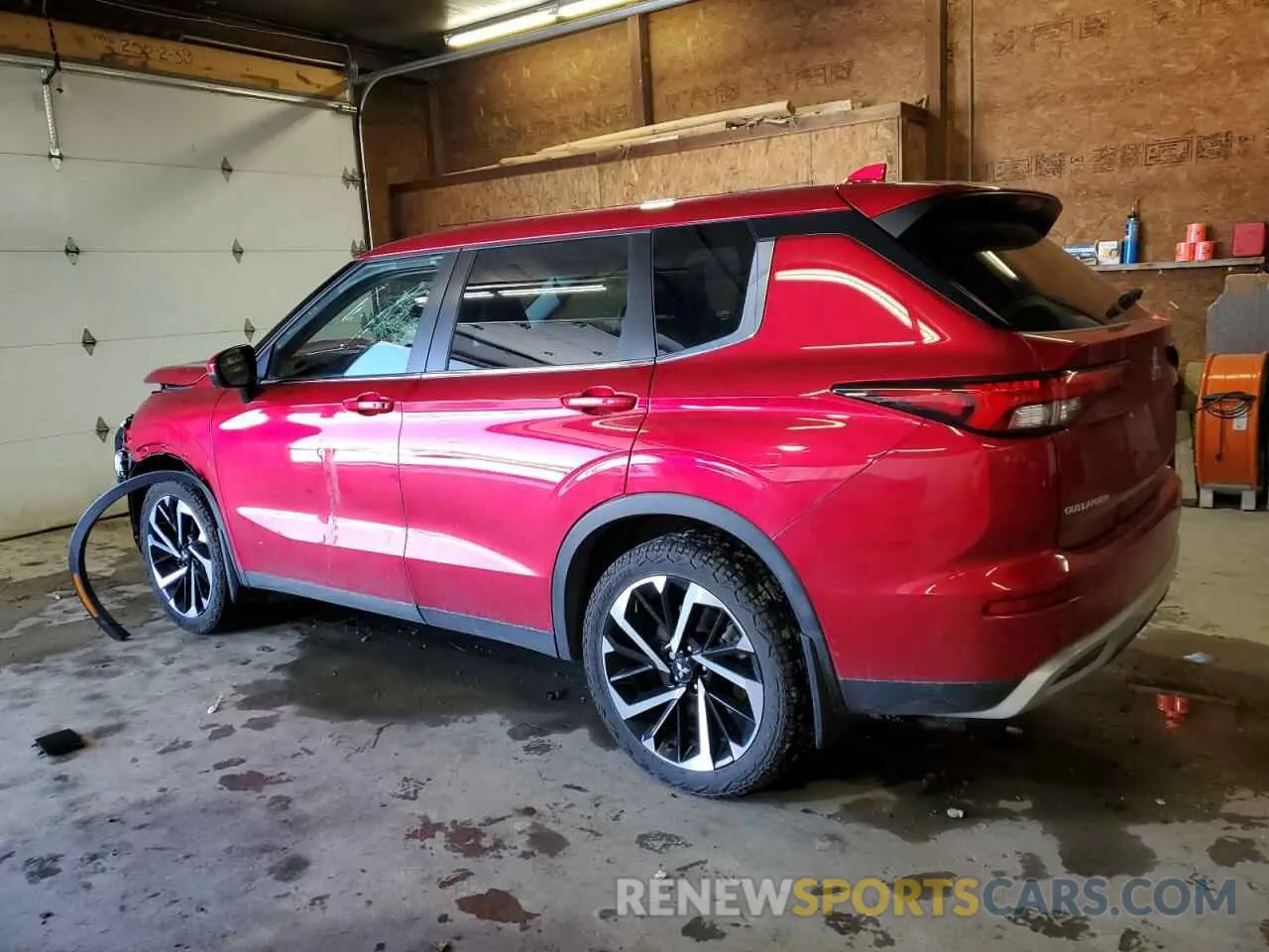 2 fotografías del automóvil dañado JA4J4UA84NZ080193 MITSUBISHI OUTLANDER 2022