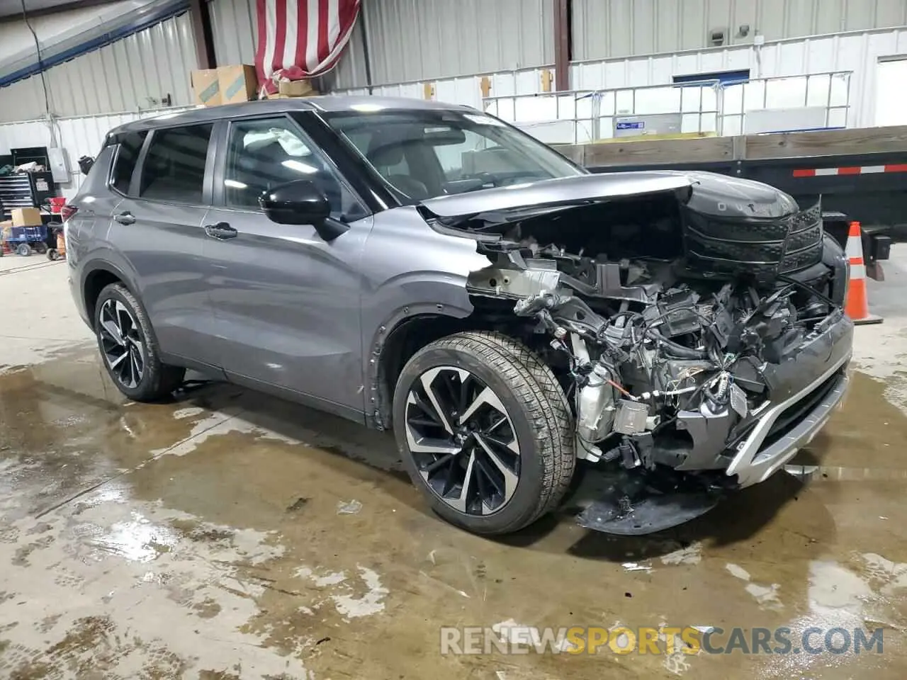 4 fotografías del automóvil dañado JA4J4UA85NZ037482 MITSUBISHI OUTLANDER 2022