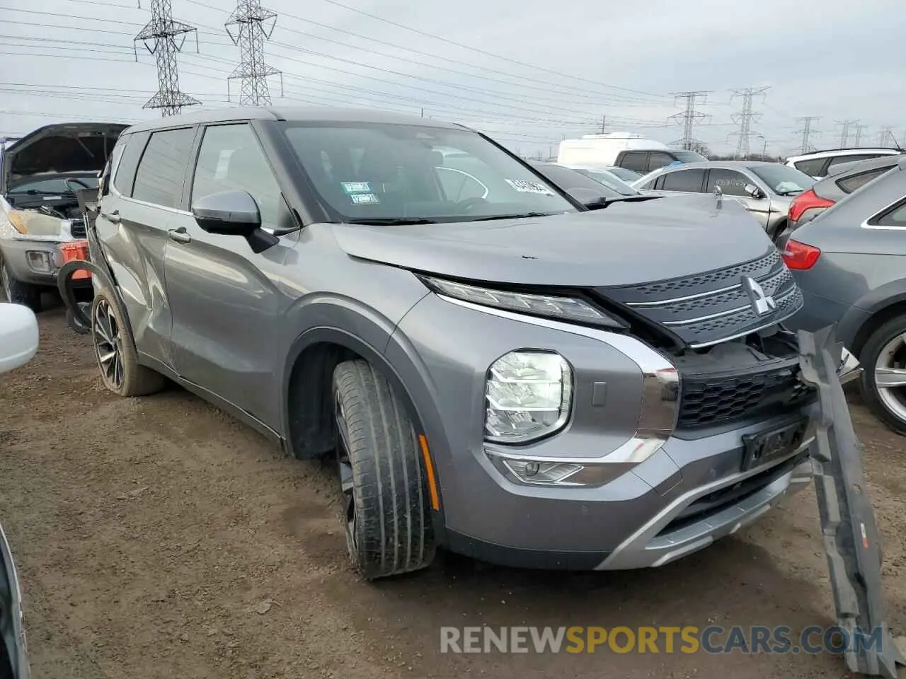 4 fotografías del automóvil dañado JA4J4UA86NZ012719 MITSUBISHI OUTLANDER 2022