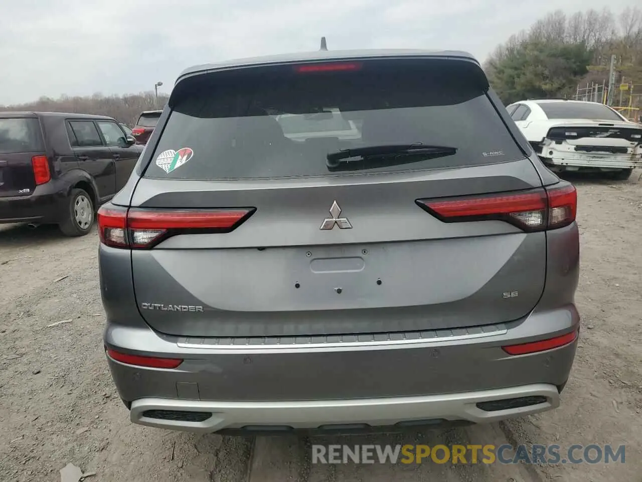 6 fotografías del automóvil dañado JA4J4UA87NZ011305 MITSUBISHI OUTLANDER 2022