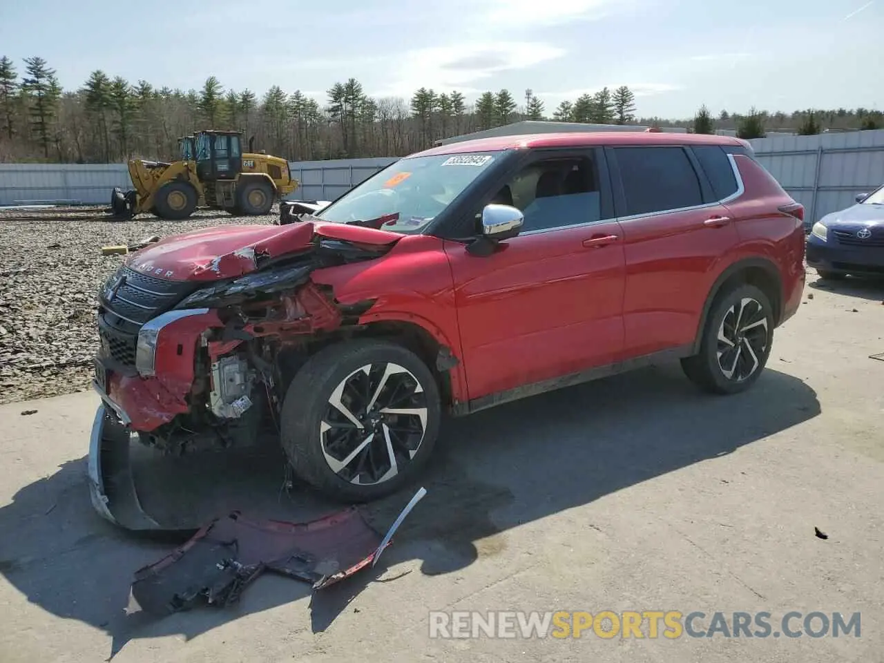 1 fotografías del automóvil dañado JA4J4UA87NZ030985 MITSUBISHI OUTLANDER 2022