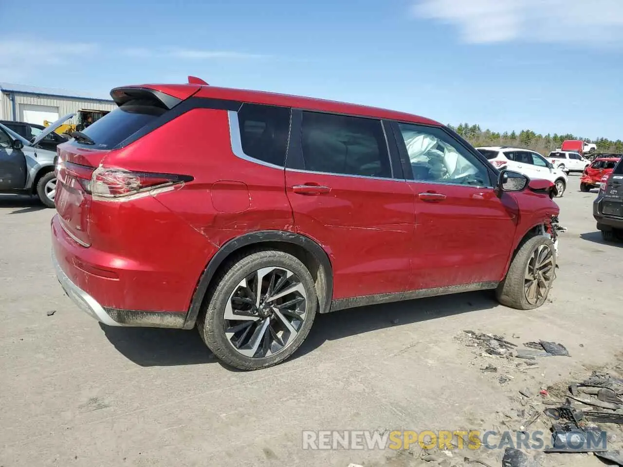 3 fotografías del automóvil dañado JA4J4UA87NZ030985 MITSUBISHI OUTLANDER 2022