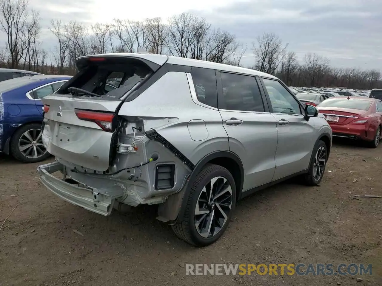 3 fotografías del automóvil dañado JA4J4UA88NZ048783 MITSUBISHI OUTLANDER 2022