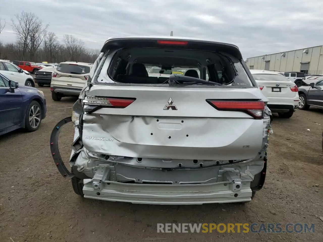 6 fotografías del automóvil dañado JA4J4UA88NZ048783 MITSUBISHI OUTLANDER 2022