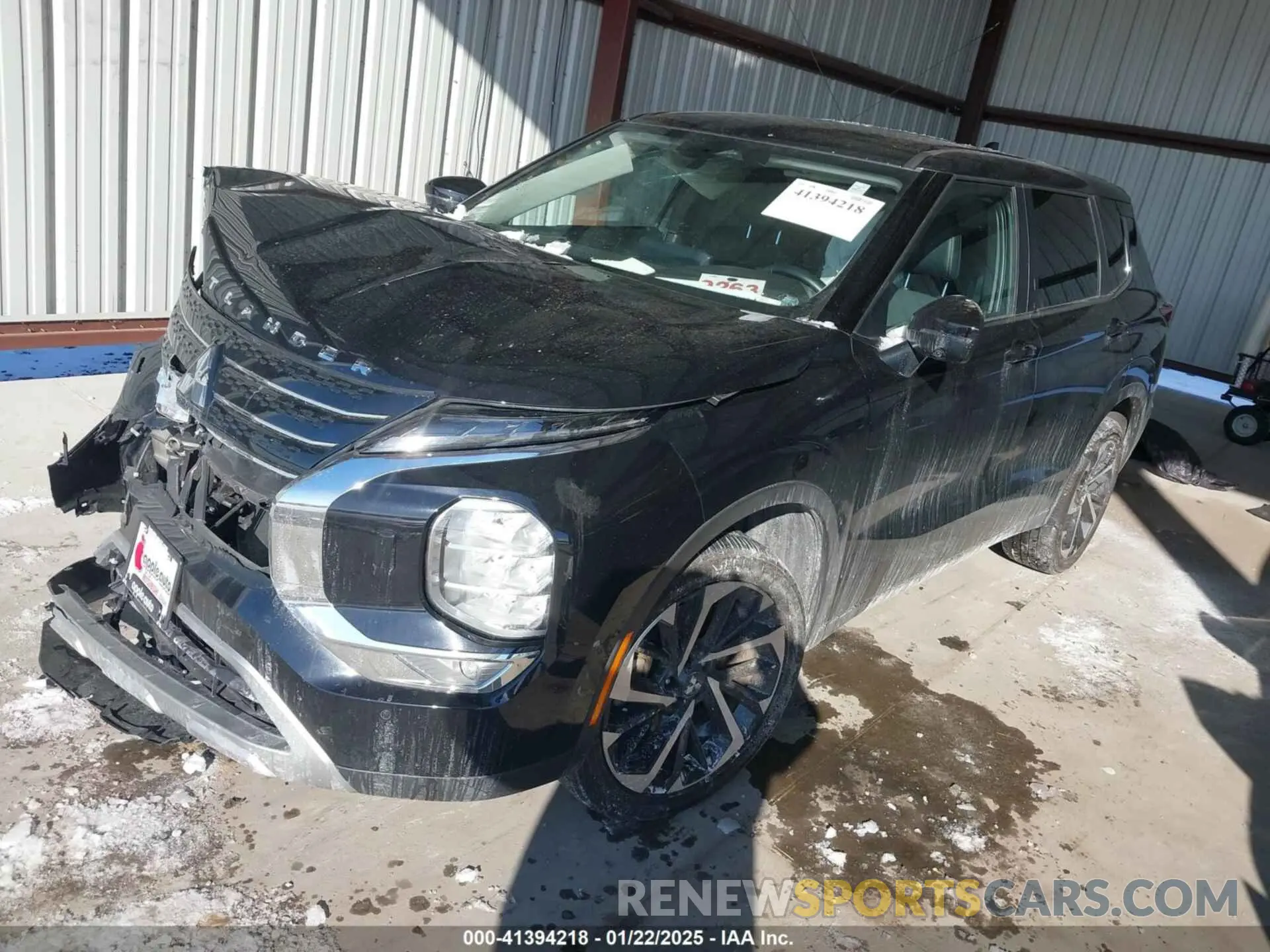 2 fotografías del automóvil dañado JA4J4UA88NZ067382 MITSUBISHI OUTLANDER 2022