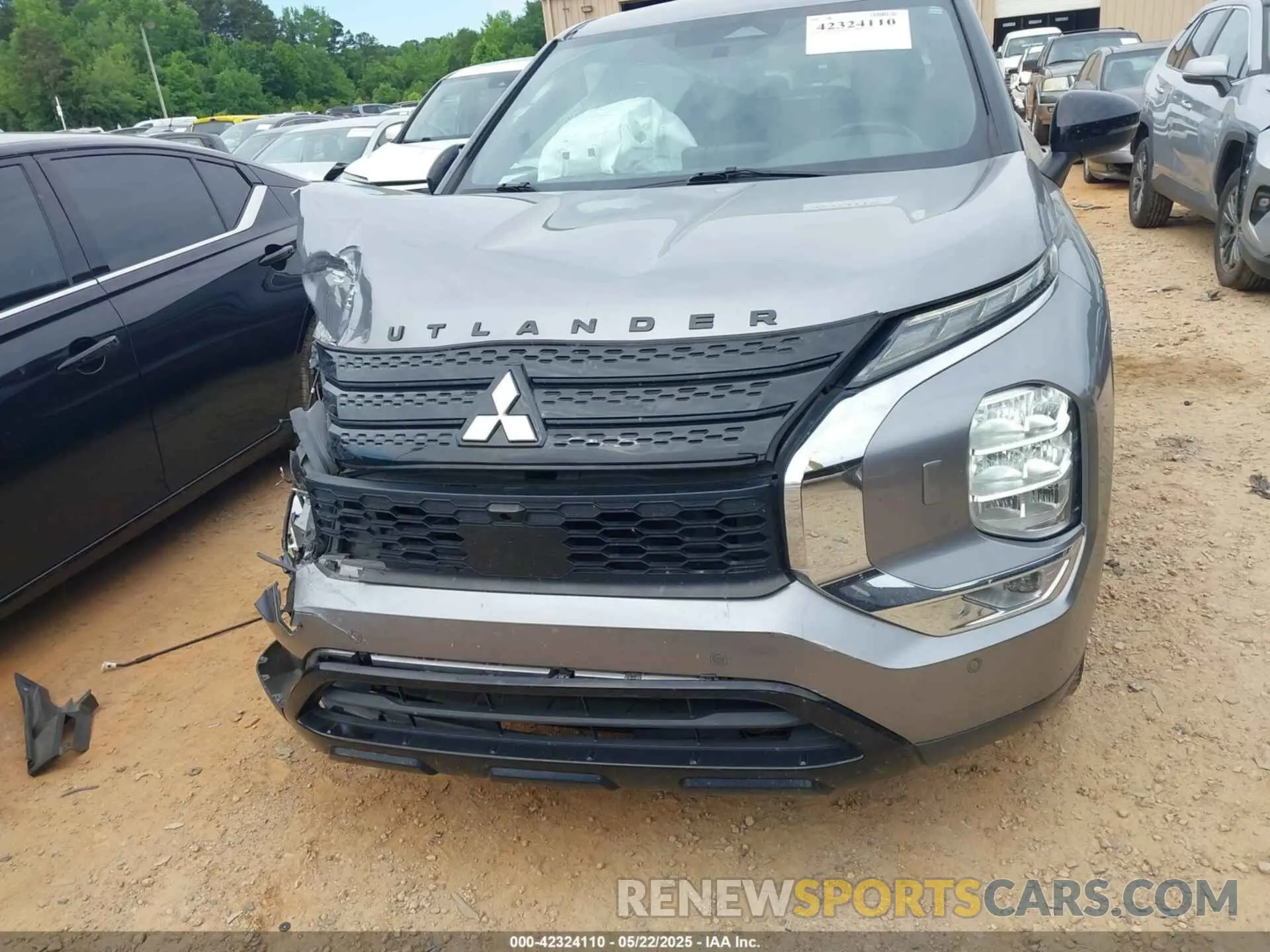 12 fotografías del automóvil dañado JA4J4UA89NZ069450 MITSUBISHI OUTLANDER 2022