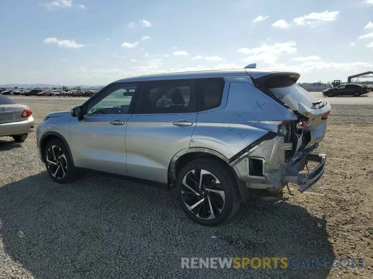2 fotografías del automóvil dañado JA4J4UA8XNZ044119 MITSUBISHI OUTLANDER 2022