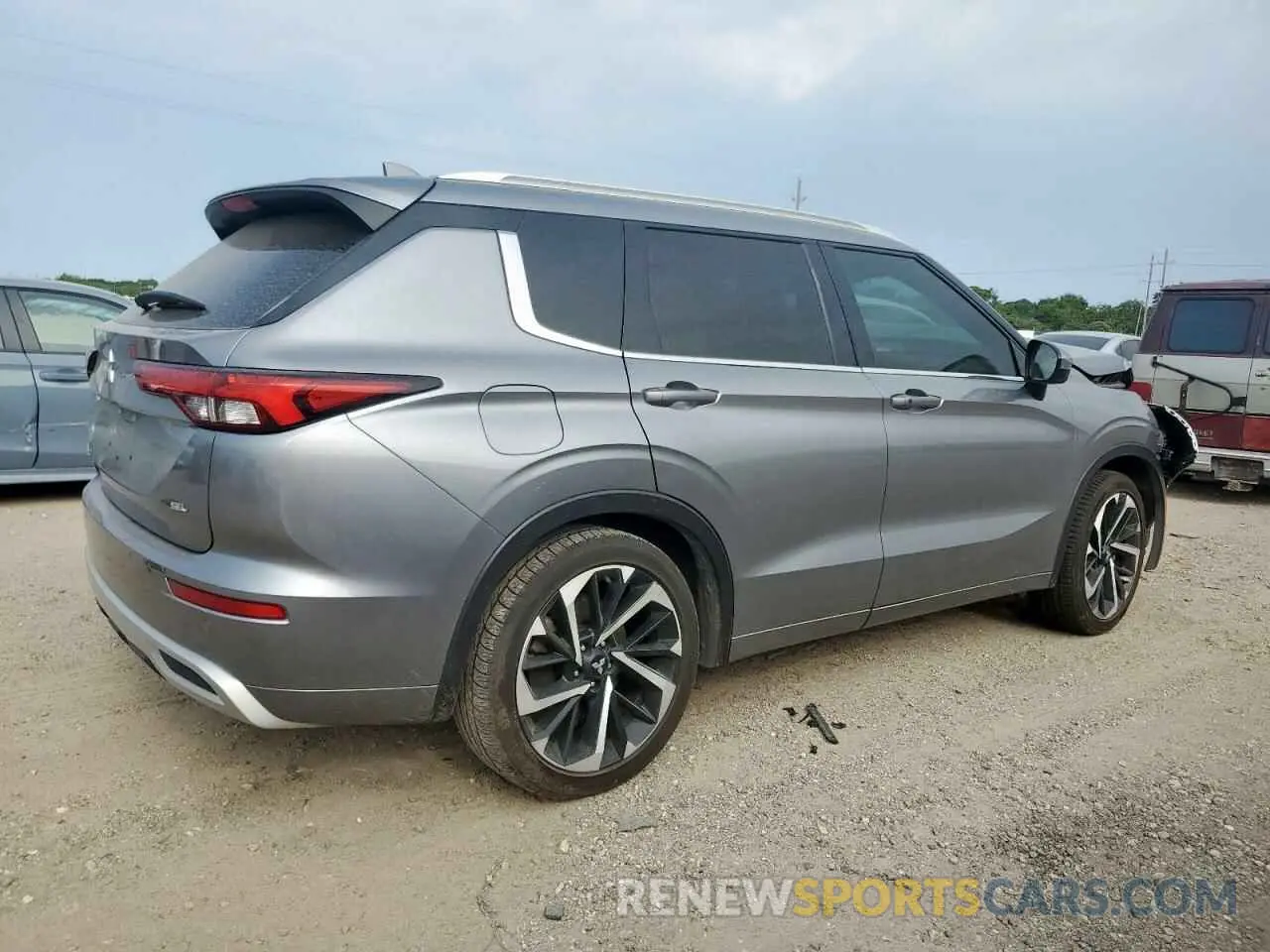 3 fotografías del automóvil dañado JA4J4VA82NZ016255 MITSUBISHI OUTLANDER 2022
