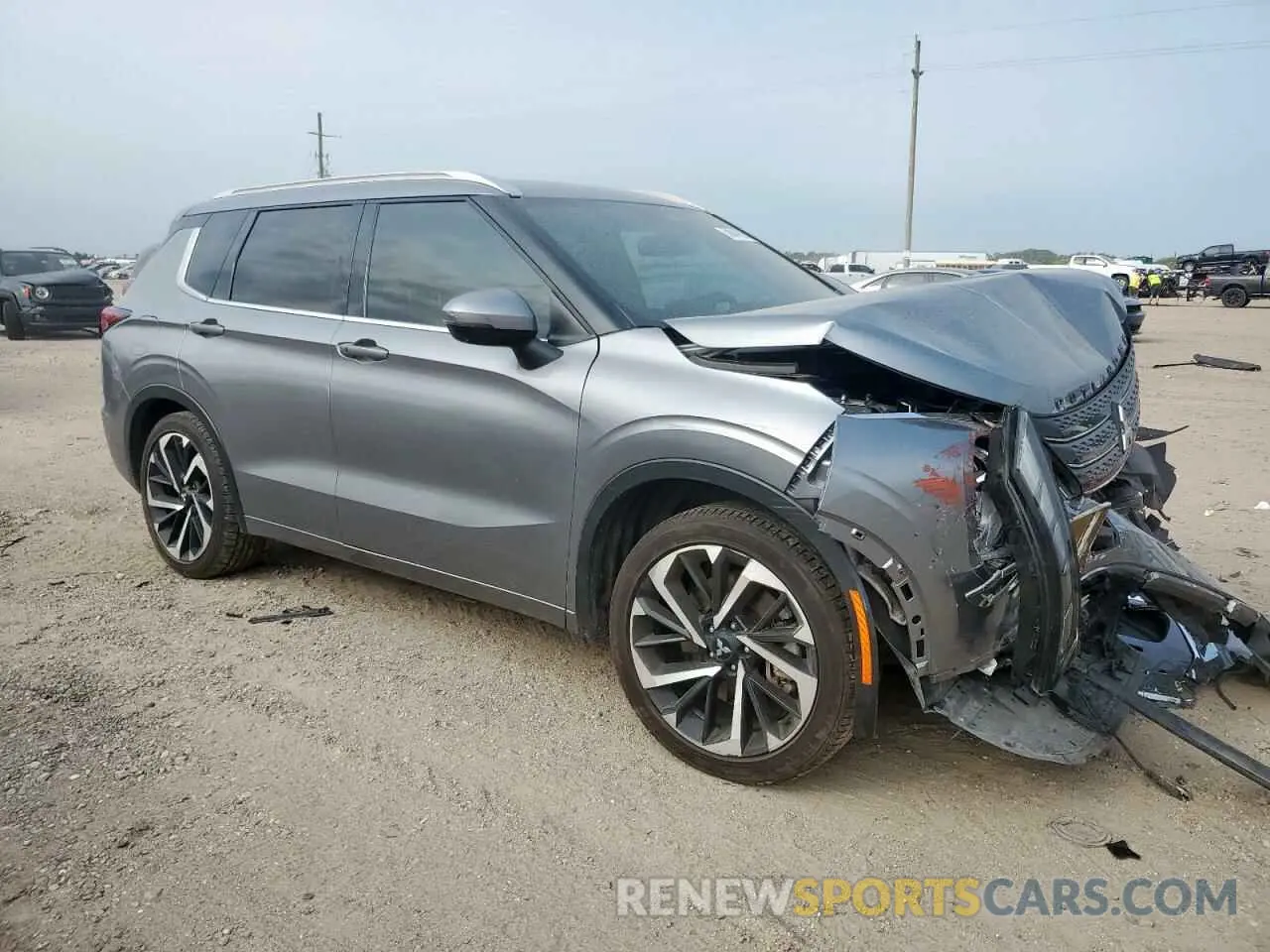 4 fotografías del automóvil dañado JA4J4VA82NZ016255 MITSUBISHI OUTLANDER 2022
