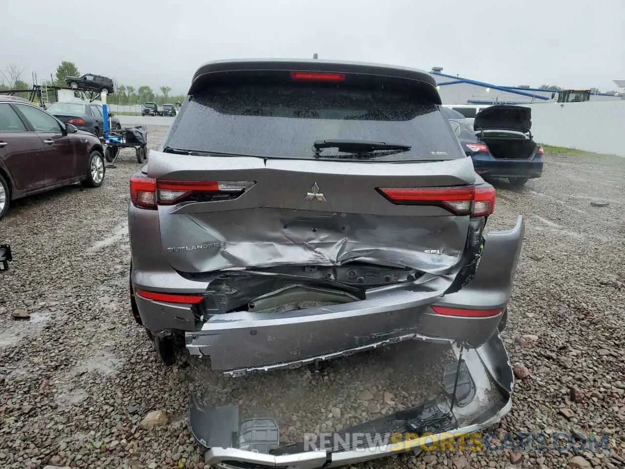 6 fotografías del automóvil dañado JA4J4VA84NZ039360 MITSUBISHI OUTLANDER 2022