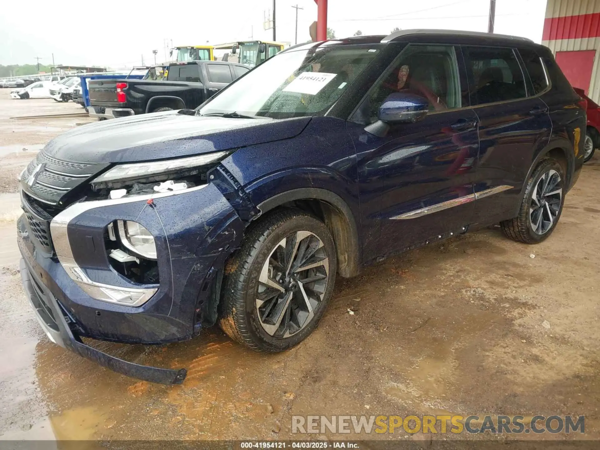 2 fotografías del automóvil dañado JA4J4VA84NZ077140 MITSUBISHI OUTLANDER 2022