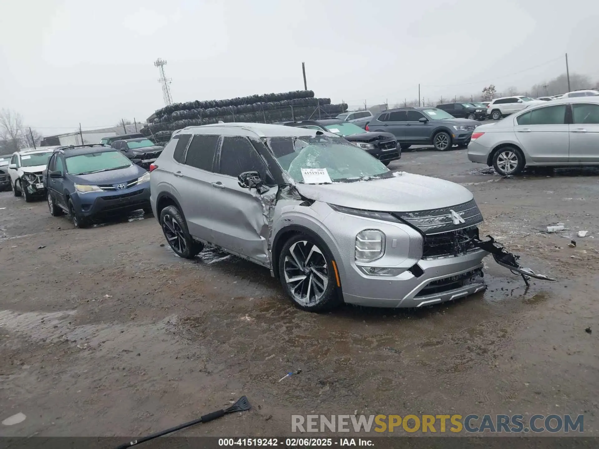 1 fotografías del automóvil dañado JA4J4VA85NZ009235 MITSUBISHI OUTLANDER 2022