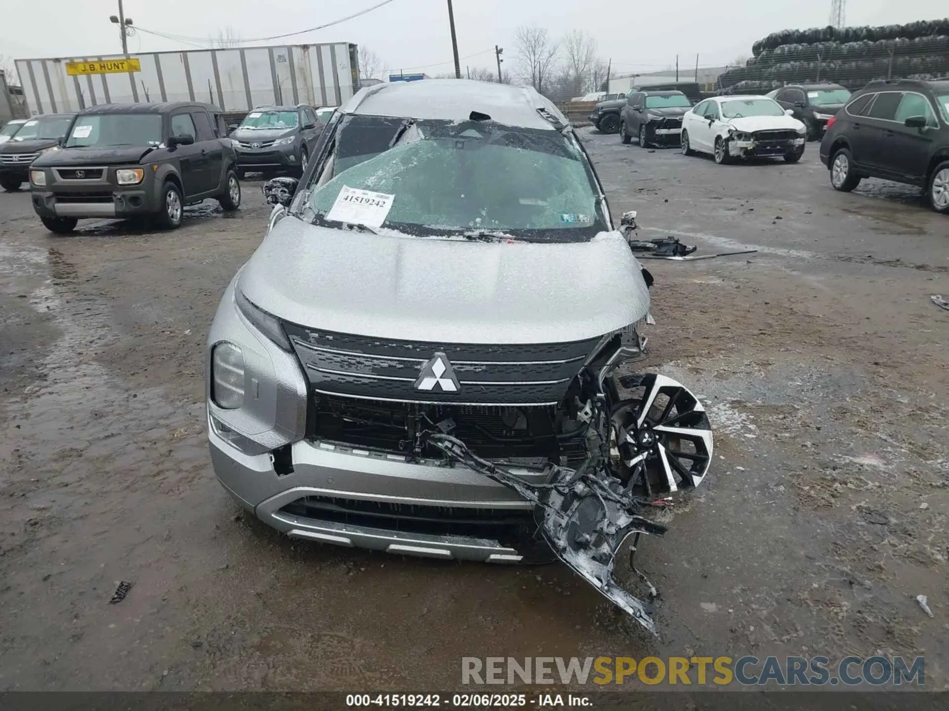 12 fotografías del automóvil dañado JA4J4VA85NZ009235 MITSUBISHI OUTLANDER 2022