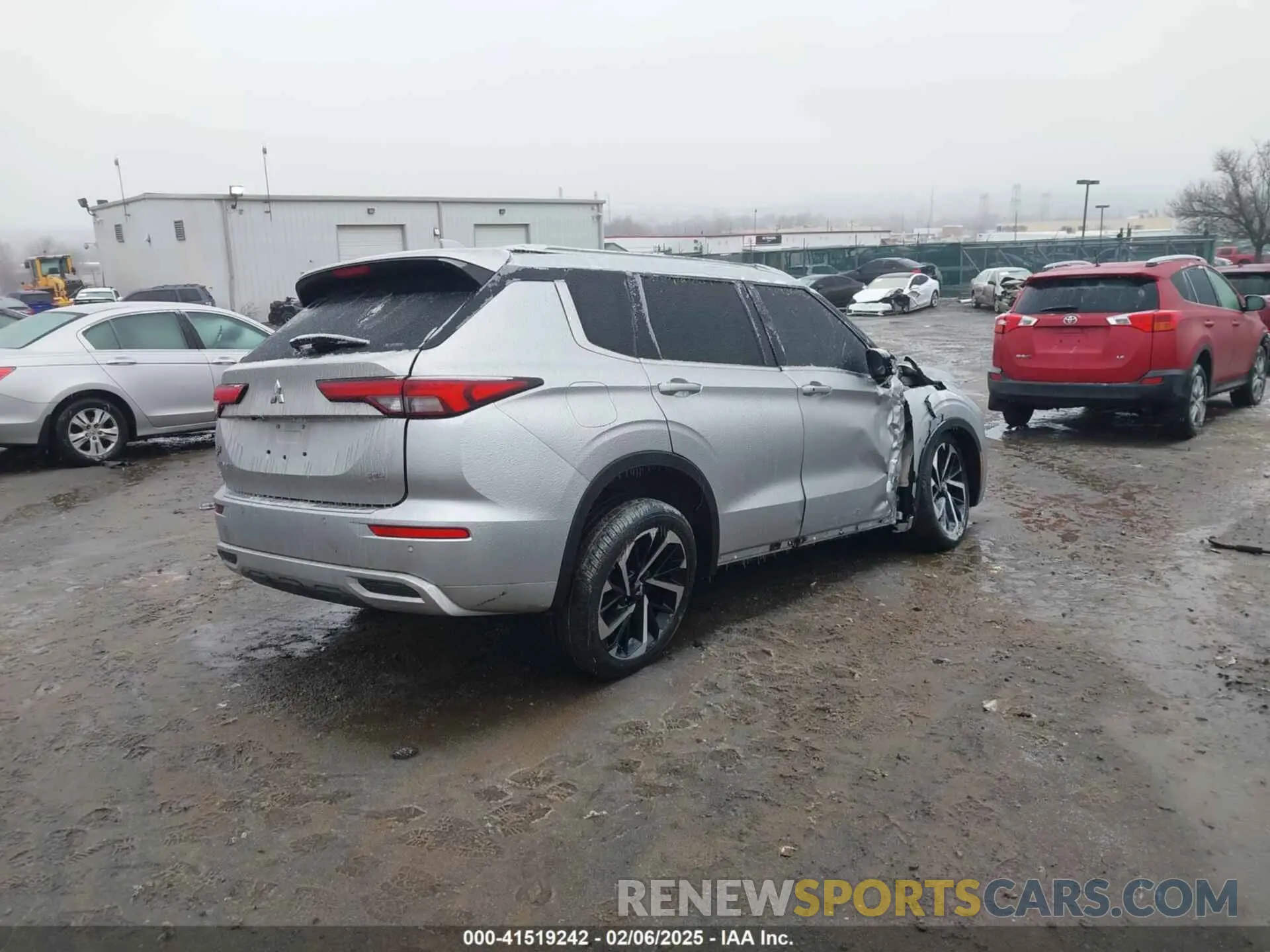 4 fotografías del automóvil dañado JA4J4VA85NZ009235 MITSUBISHI OUTLANDER 2022