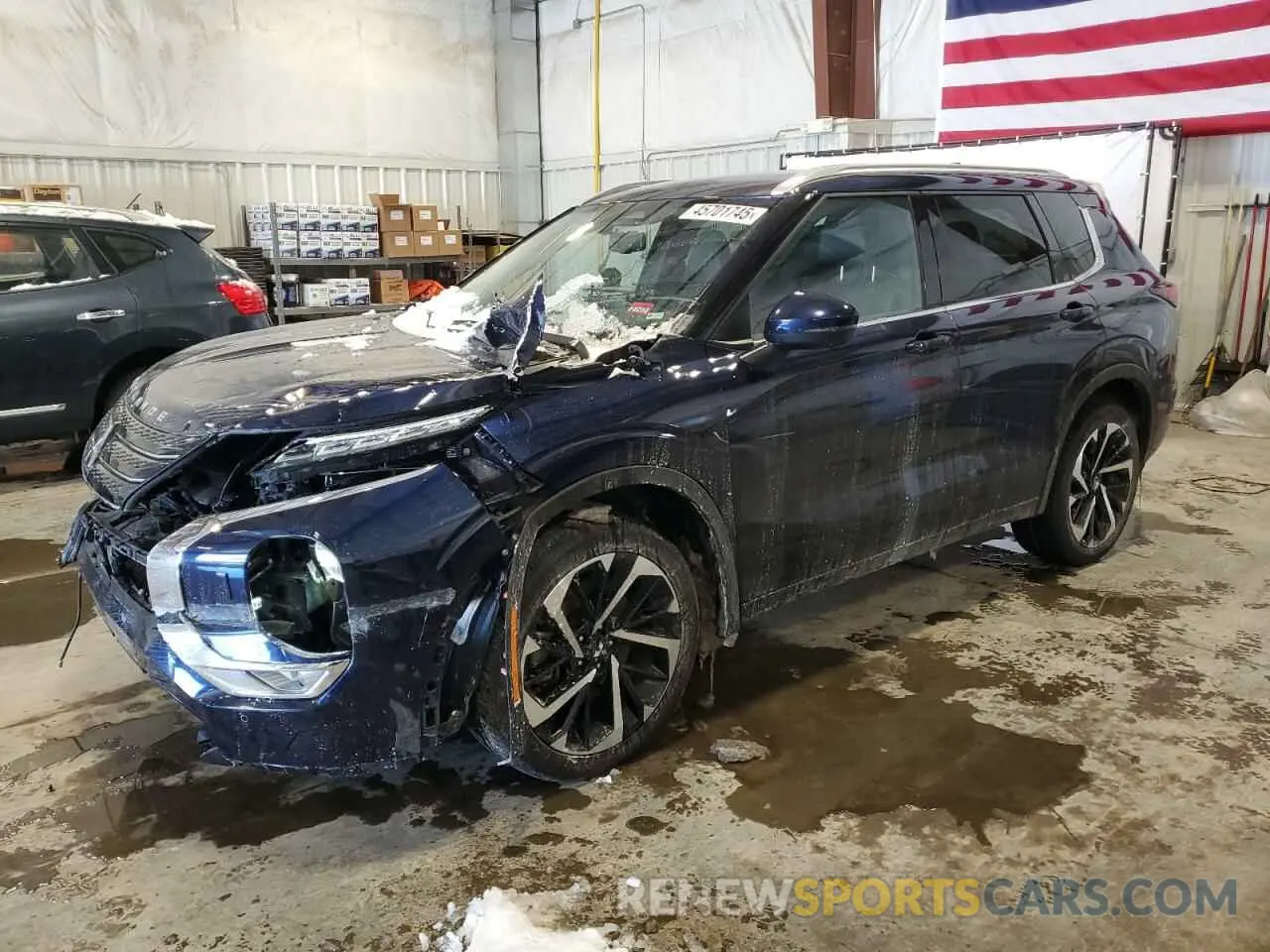1 fotografías del automóvil dañado JA4J4VA85NZ038928 MITSUBISHI OUTLANDER 2022