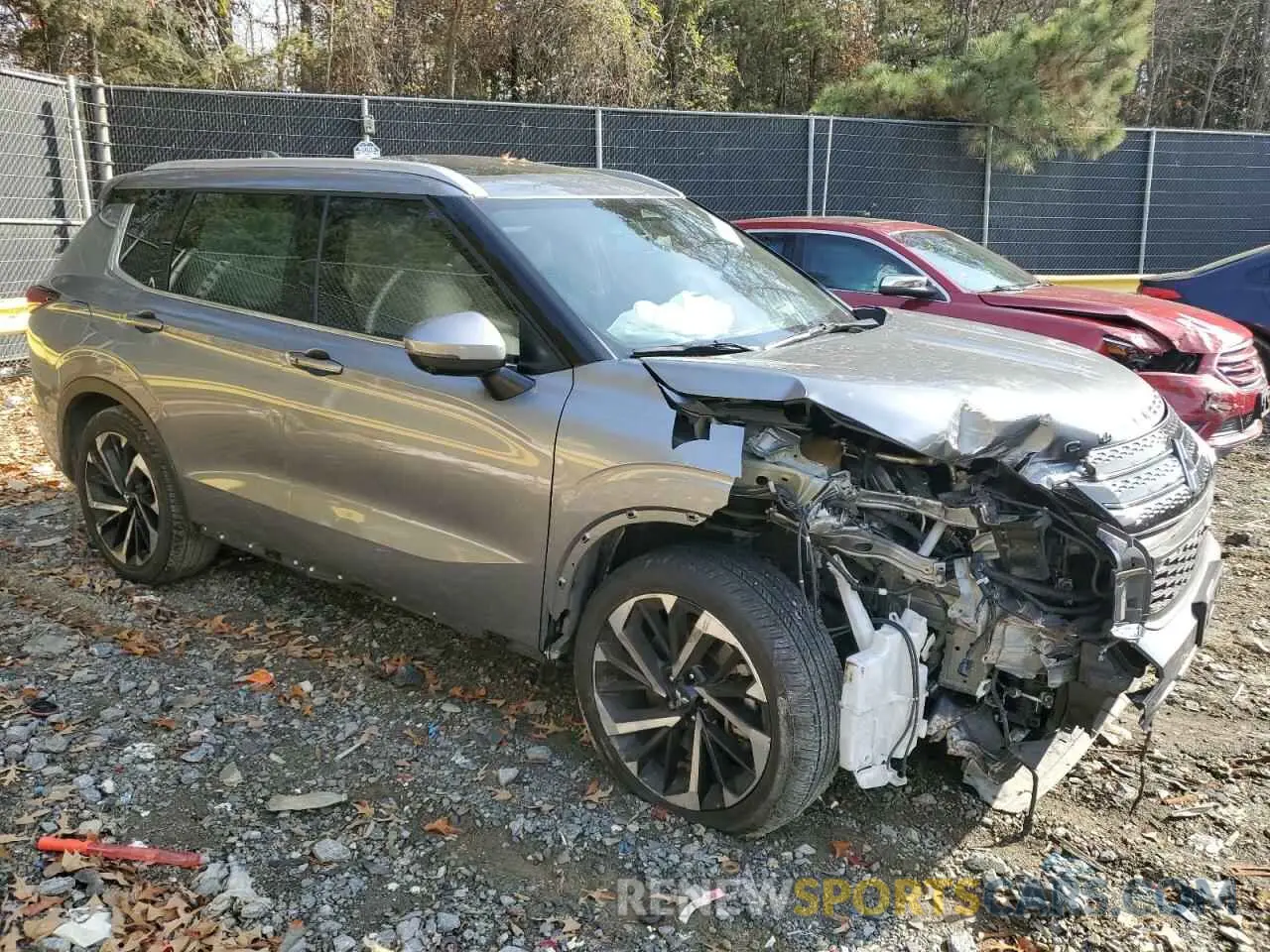 4 fotografías del automóvil dañado JA4J4VA86NZ091086 MITSUBISHI OUTLANDER 2022
