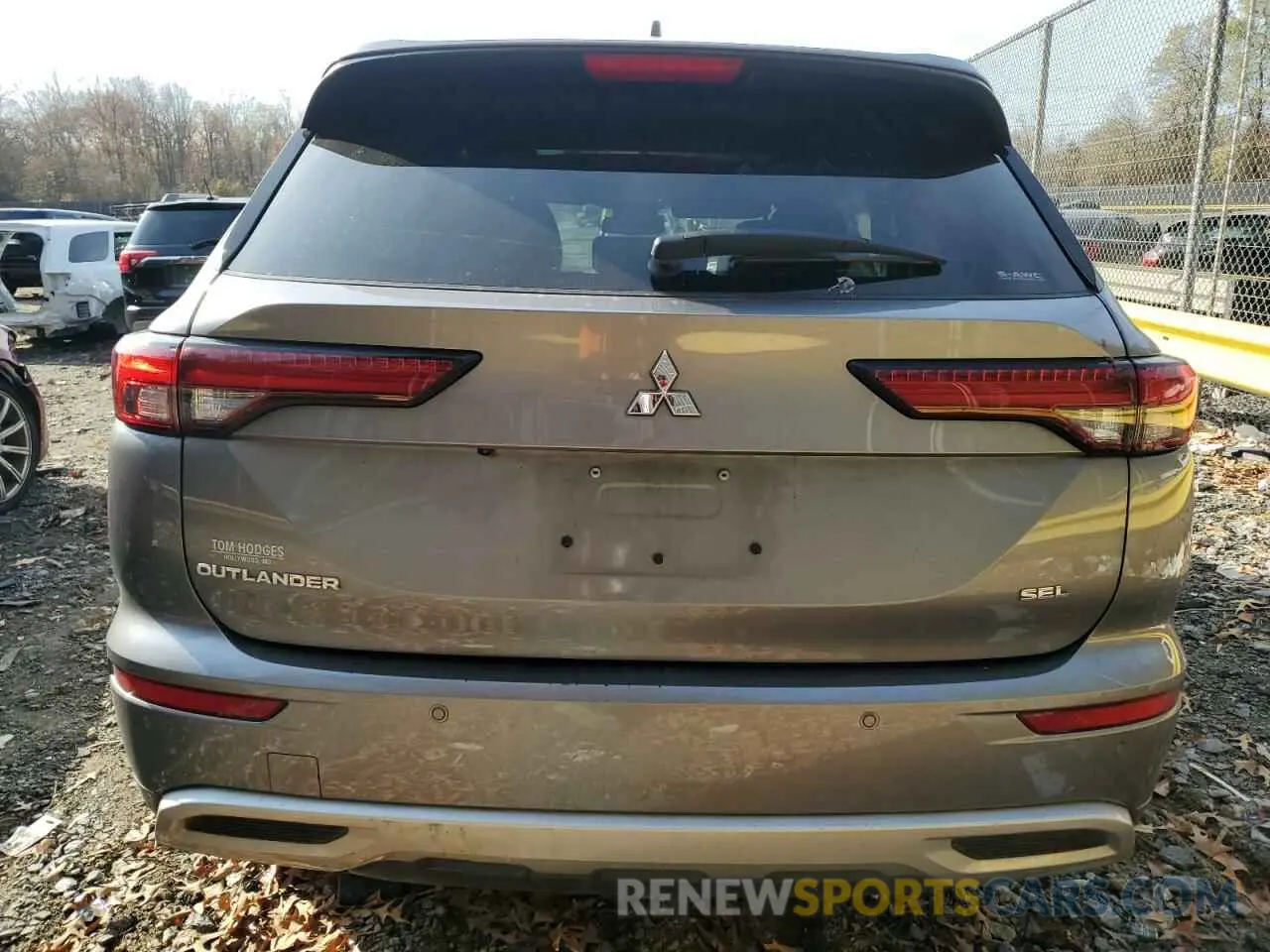 6 fotografías del automóvil dañado JA4J4VA86NZ091086 MITSUBISHI OUTLANDER 2022