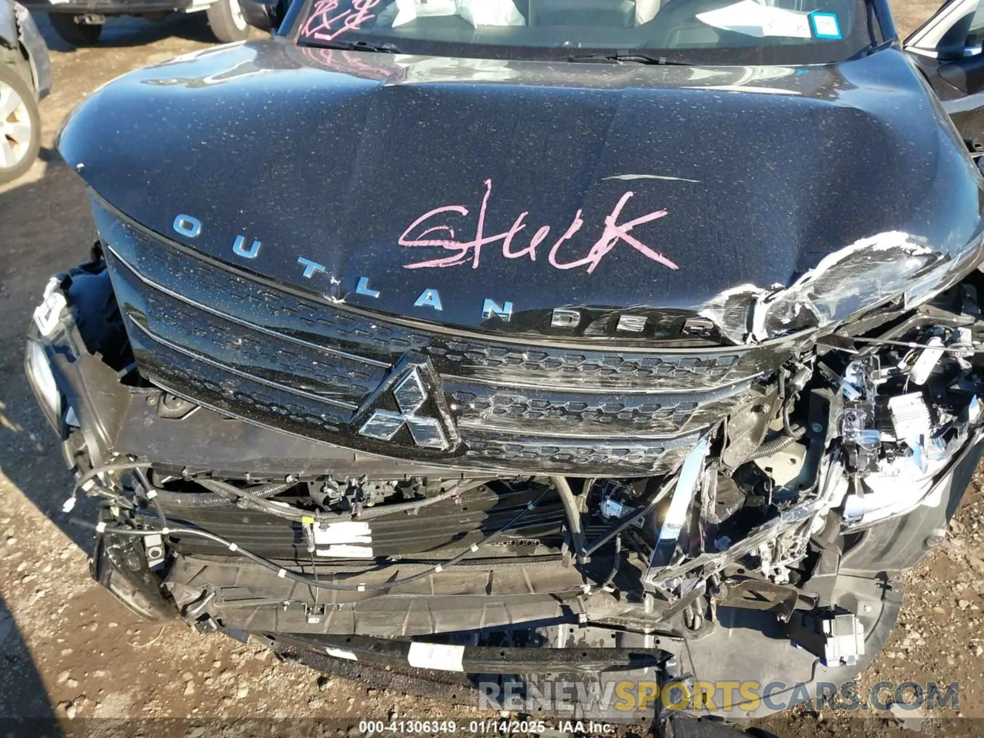 10 fotografías del automóvil dañado JA4J4VA87NZ056900 MITSUBISHI OUTLANDER 2022