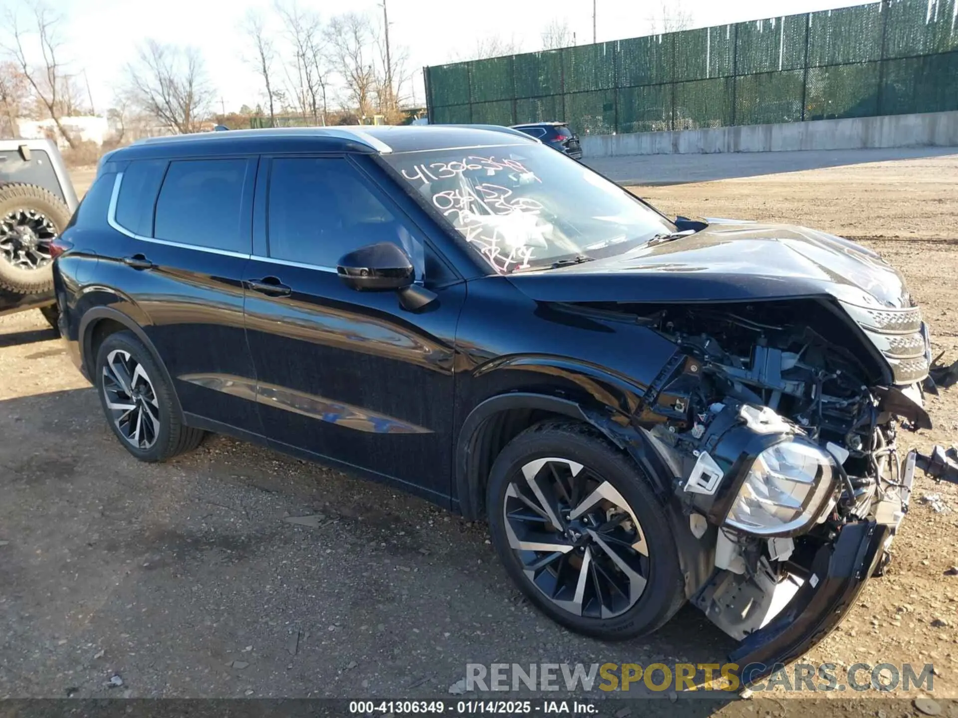 13 fotografías del automóvil dañado JA4J4VA87NZ056900 MITSUBISHI OUTLANDER 2022