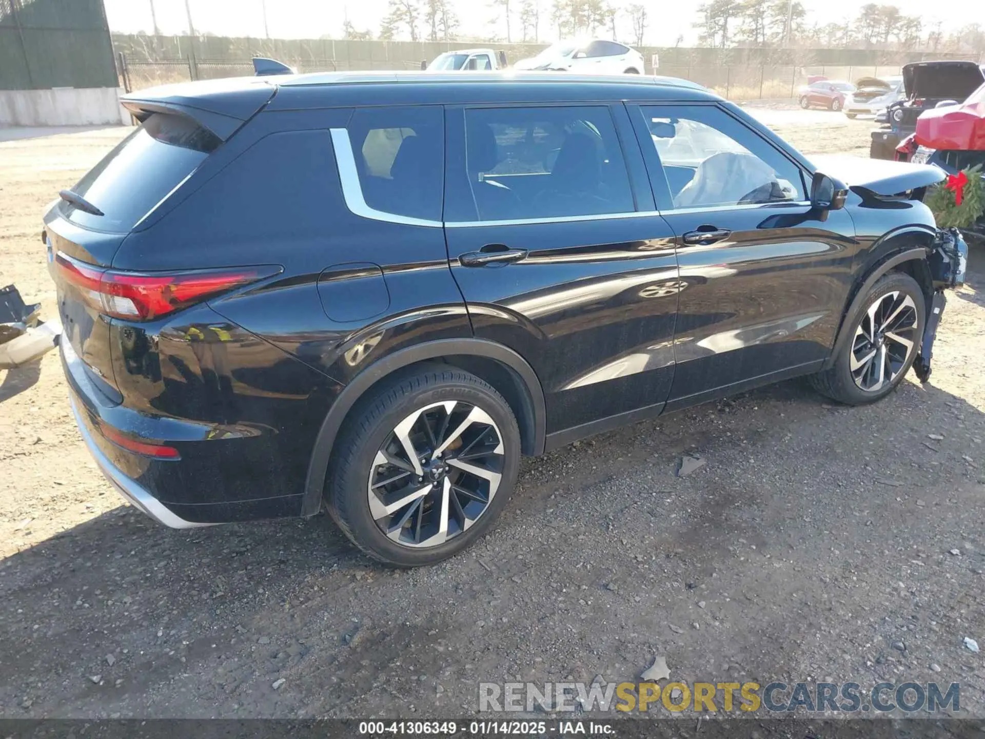 4 fotografías del automóvil dañado JA4J4VA87NZ056900 MITSUBISHI OUTLANDER 2022
