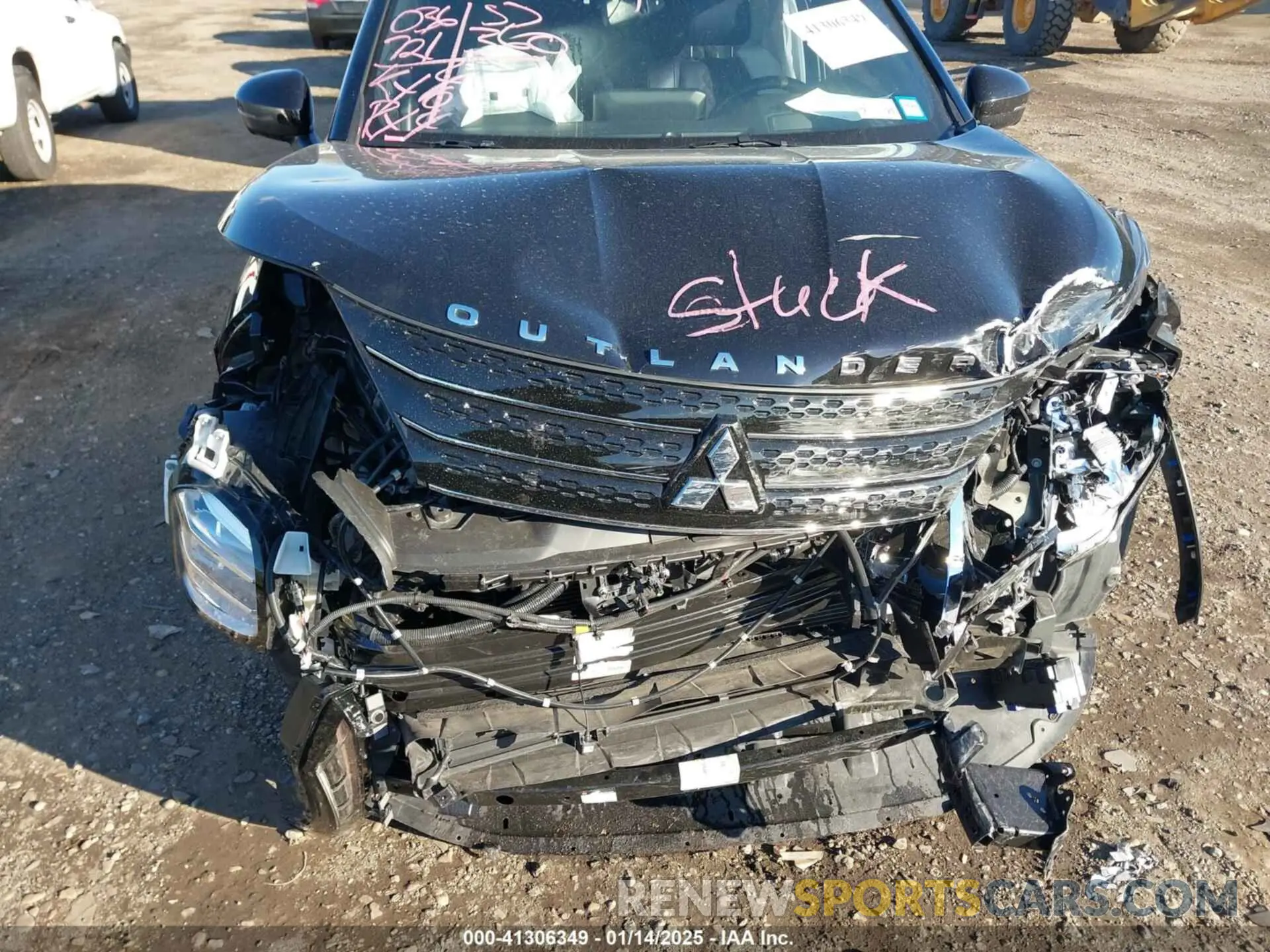 6 fotografías del automóvil dañado JA4J4VA87NZ056900 MITSUBISHI OUTLANDER 2022