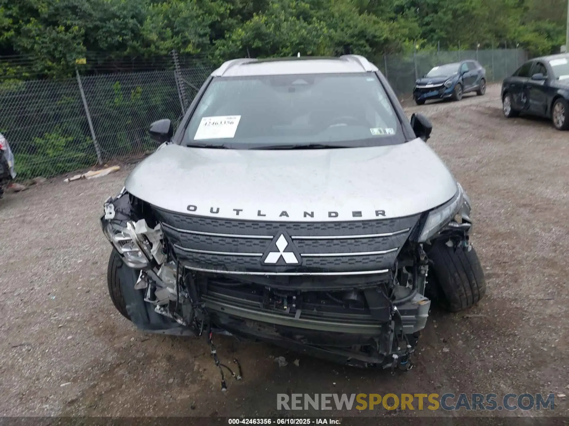 12 fotografías del automóvil dañado JA4J4VA87NZ090464 MITSUBISHI OUTLANDER 2022