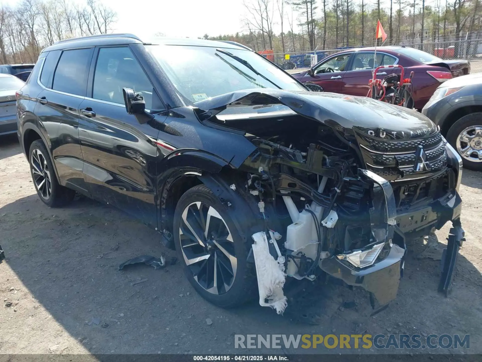 1 fotografías del automóvil dañado JA4J4VA88NZ085371 MITSUBISHI OUTLANDER 2022