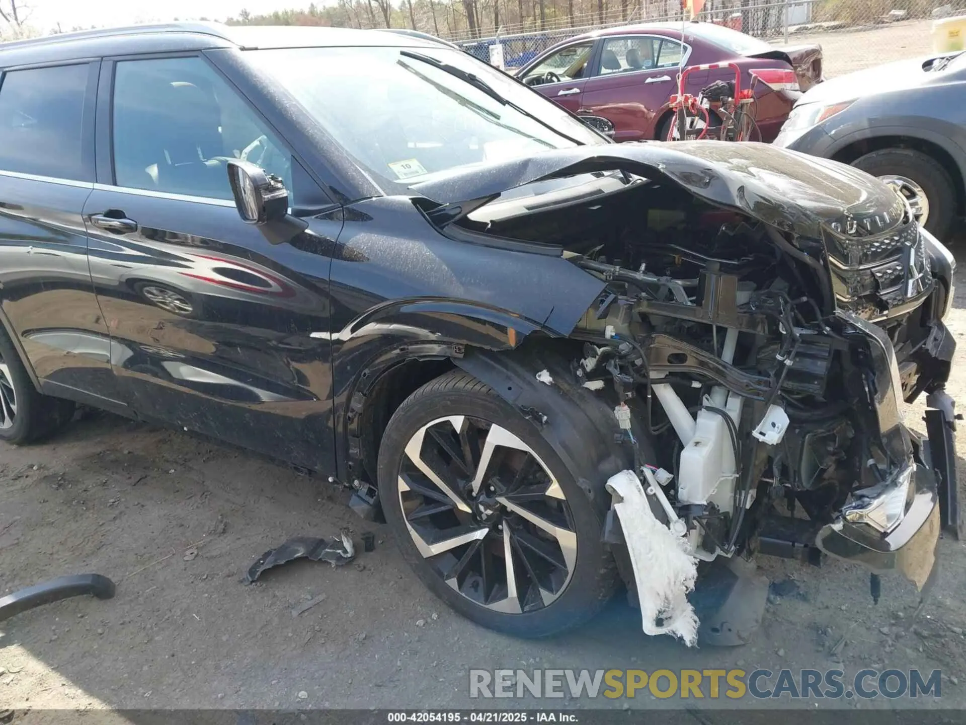 19 fotografías del automóvil dañado JA4J4VA88NZ085371 MITSUBISHI OUTLANDER 2022